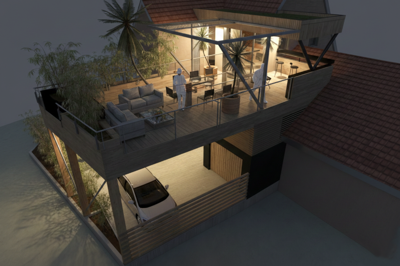 TERRASSE / JARDIN SUSPENDU