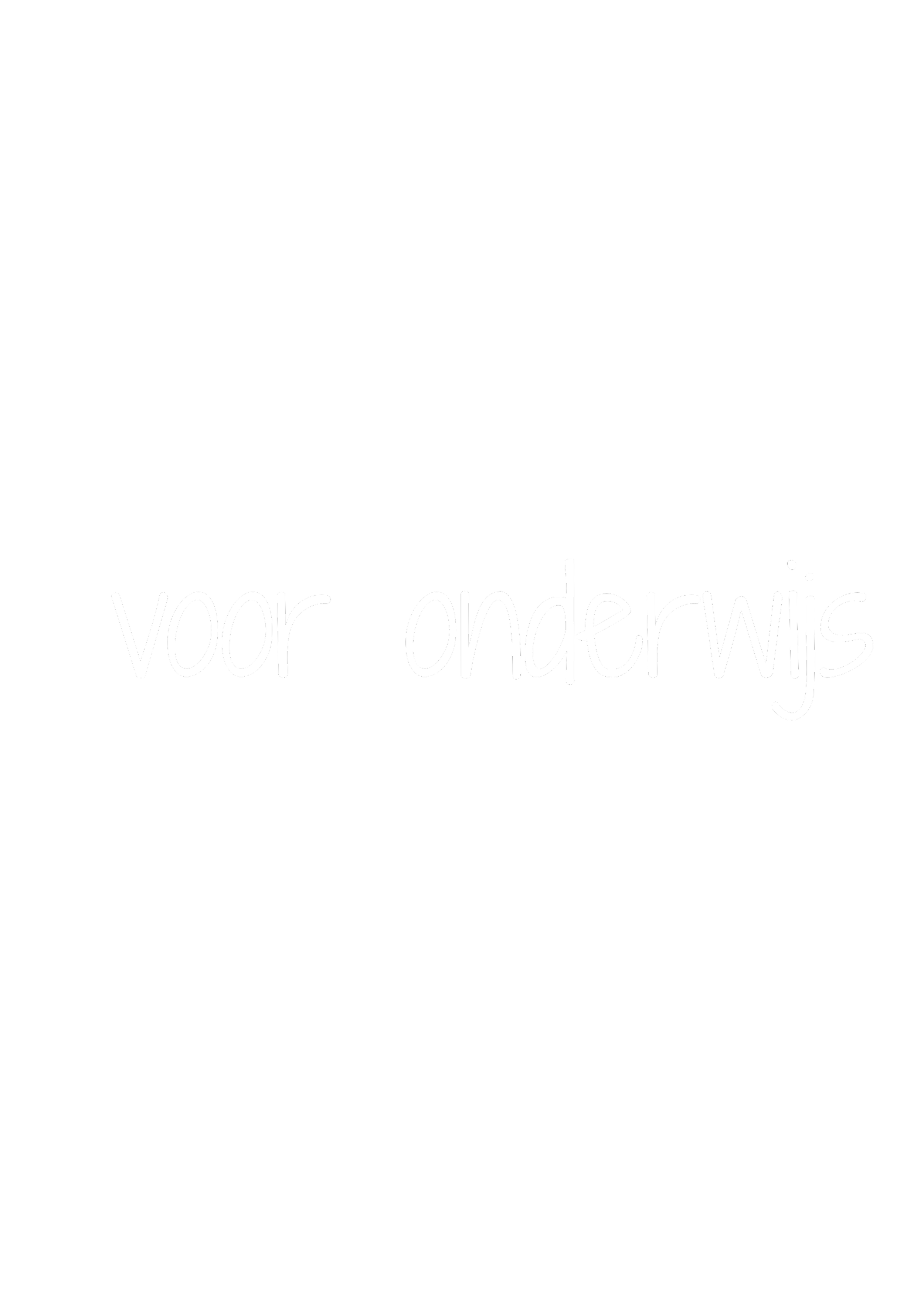 Black achtergrond met witte tekst: 'voor onderwijsvragen'.