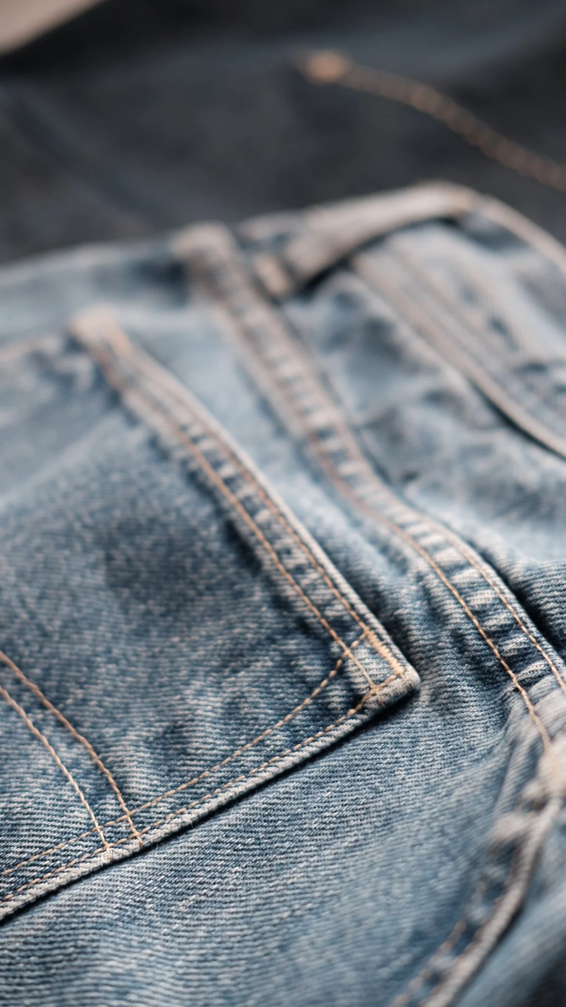 close-up achterzak jeans