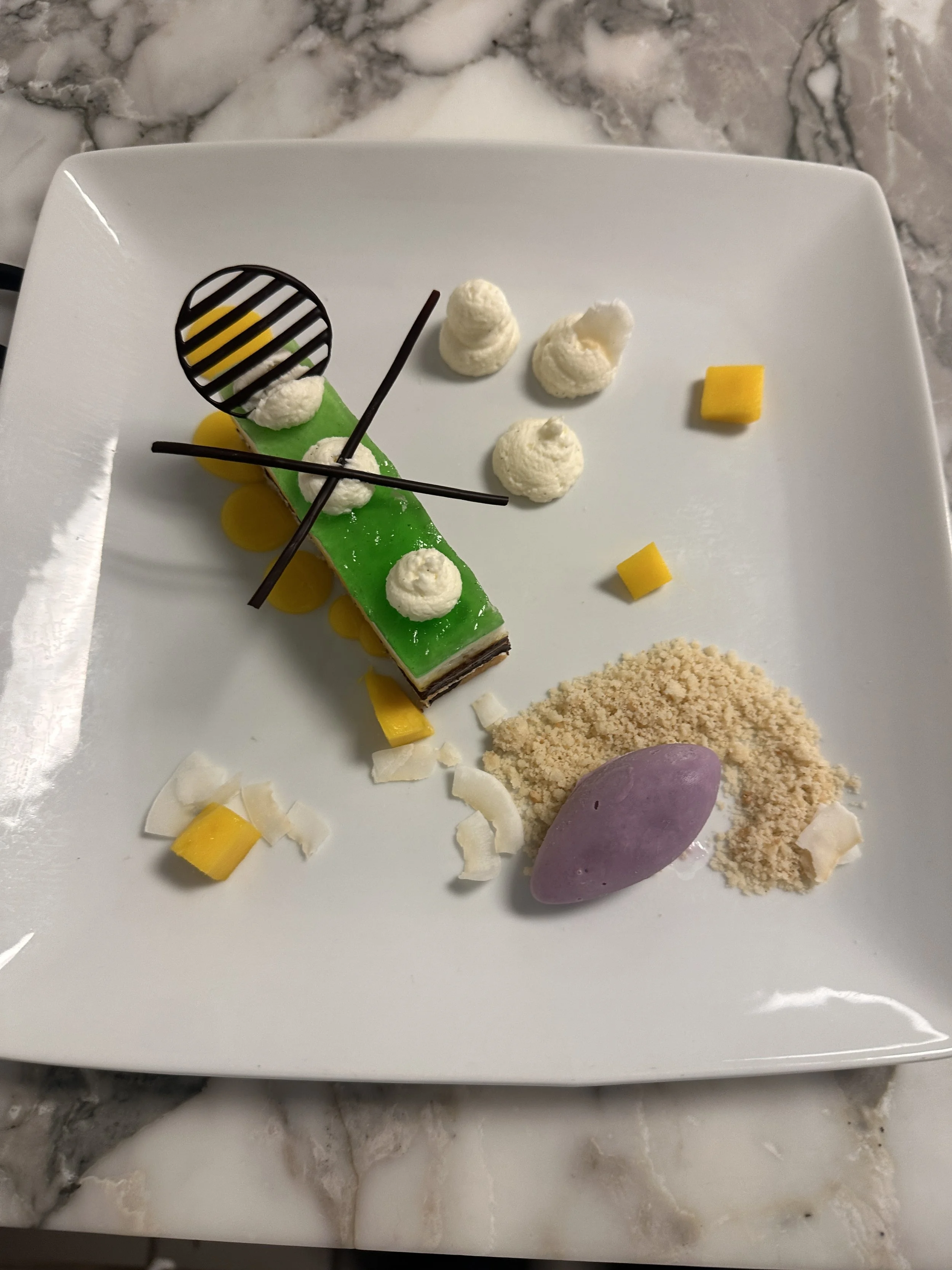 Coconut Lime Entremet
