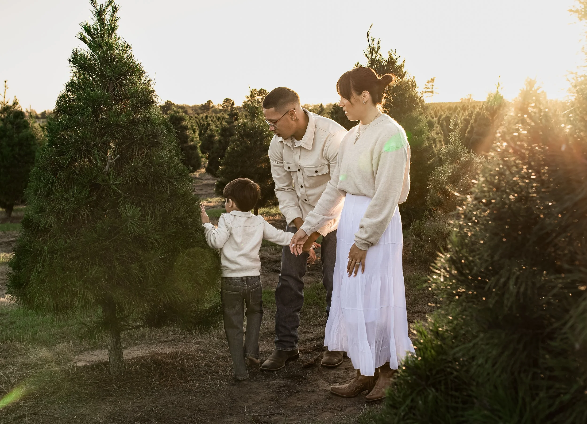 Children running and playing outdoors during family session in Round Rock, TX