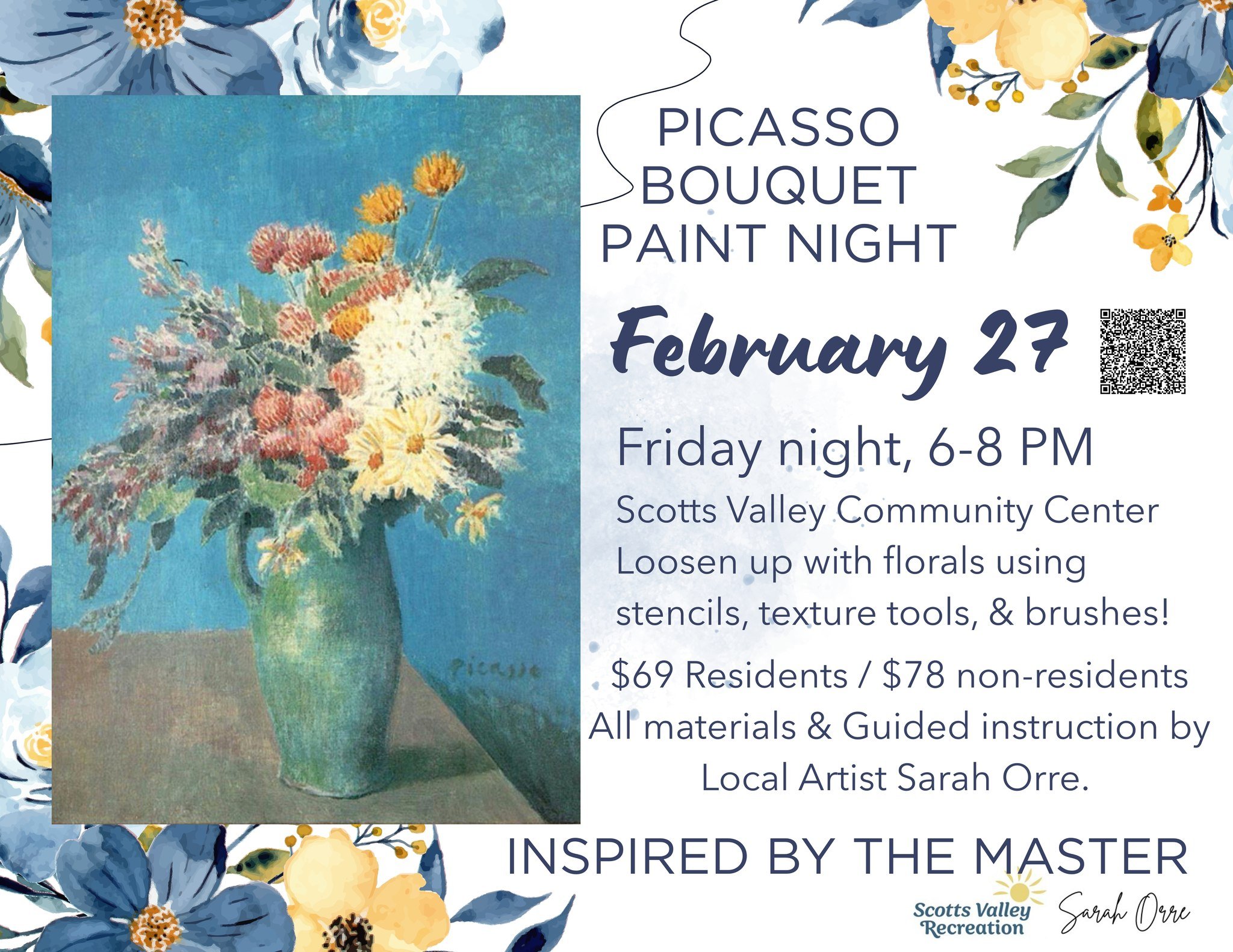 Picasso Paint Night Scotts Valley Rec