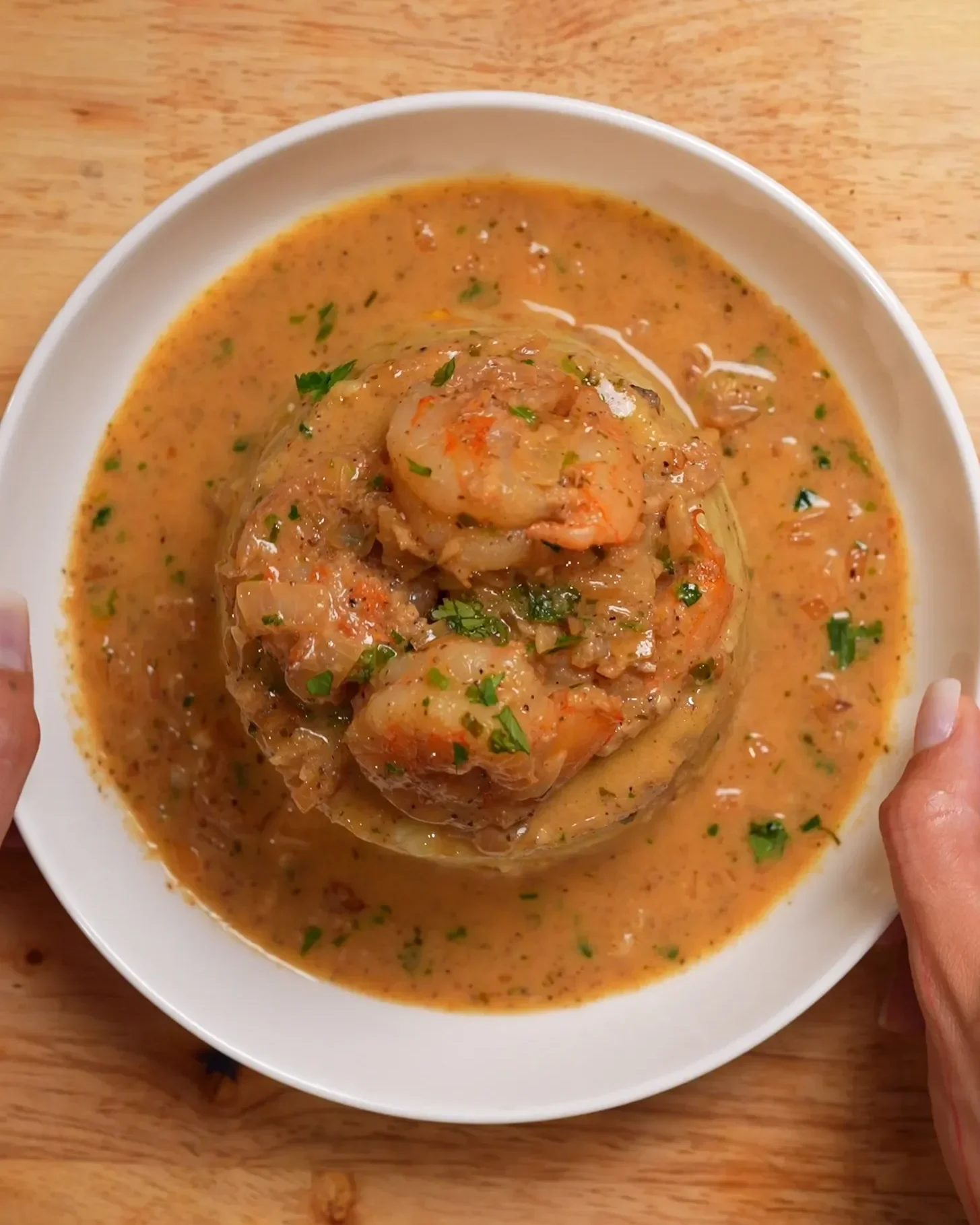 Mofongo de Camarones Al Ajillo