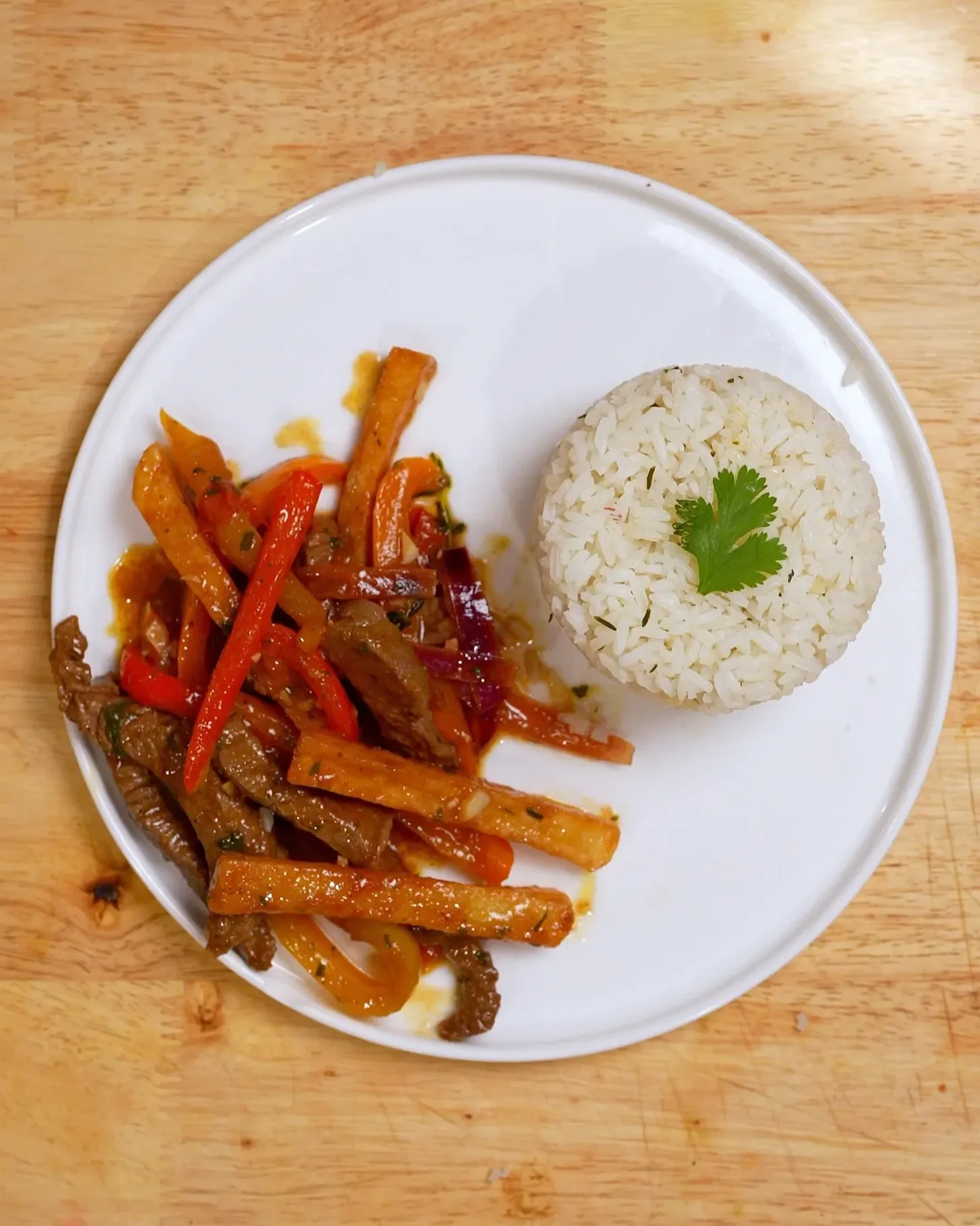 Lomo Saltado - Peruvian Steak Dish