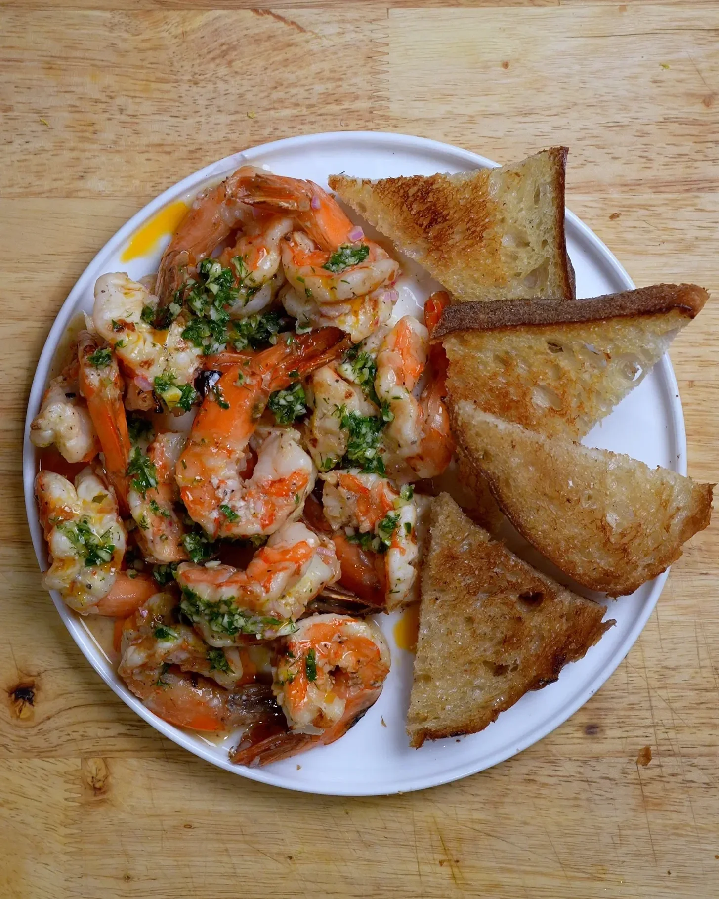 Pineapple Habanero Butterflied Shrimp