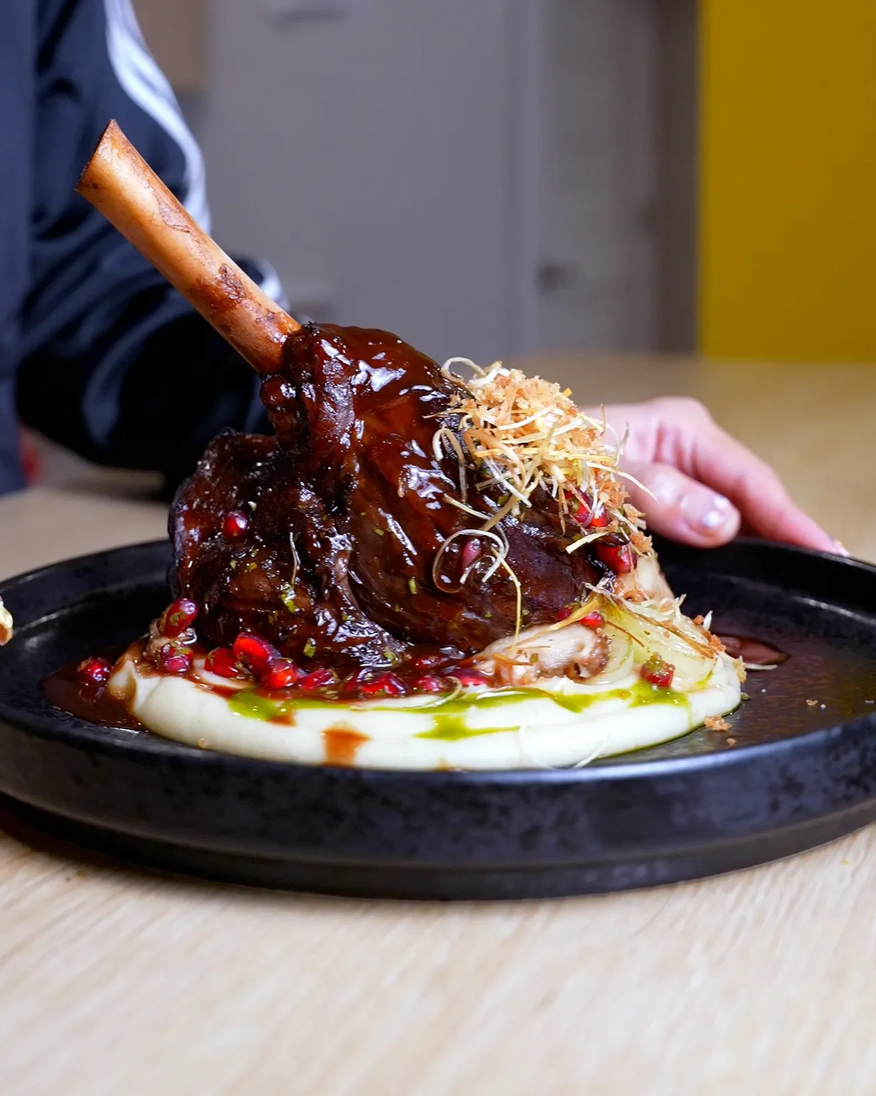 Cabernet Espresso Braised Lamb Shank