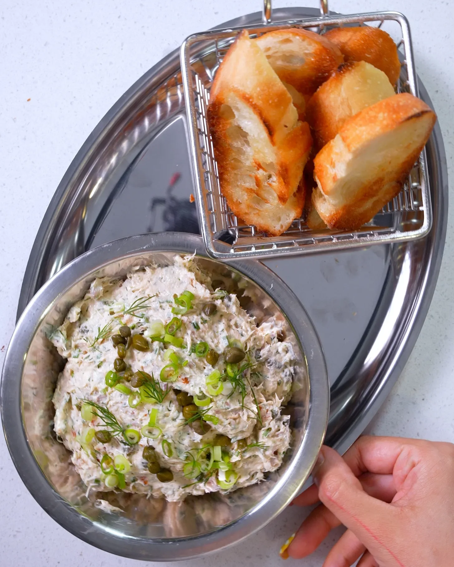 Roasted Smoked Salmon Dip
