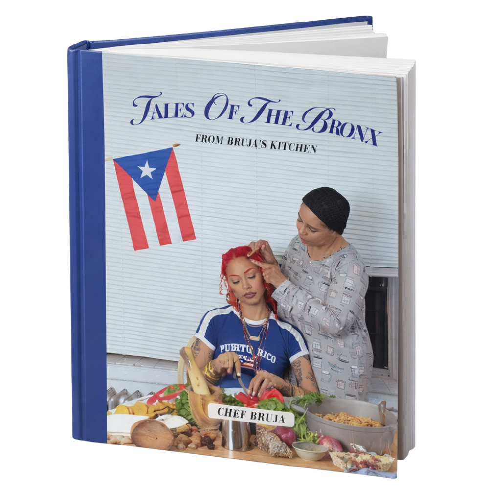 Chef Bruja's debut cookbook, "Tales of The Bronx - From Bruja's Kitchen," Blends recipes from her New York upbringing and Caribbean roots and storytelling.