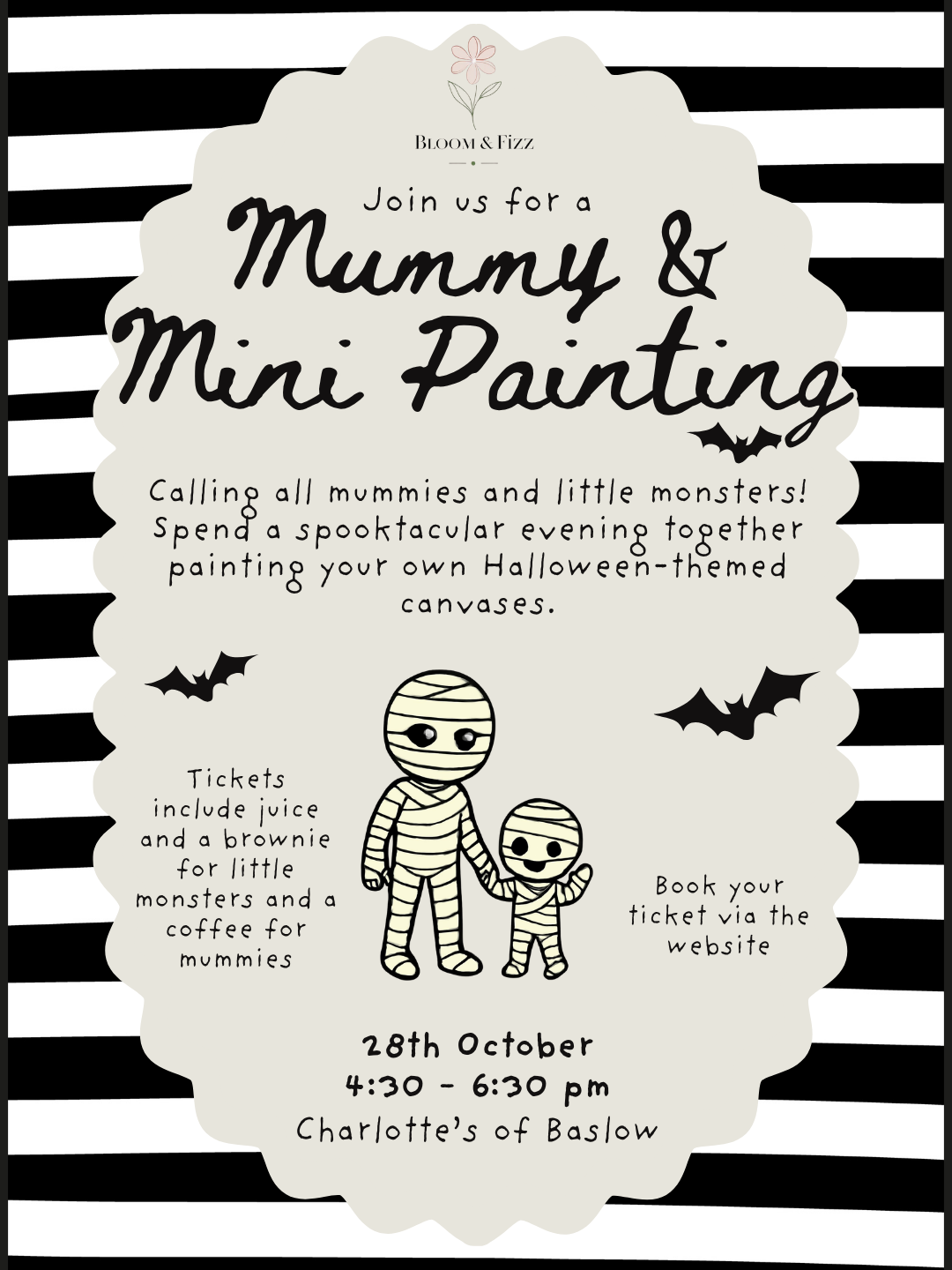 Mummies & Mini's Painting | 28th October | Charlotte's of Baslow