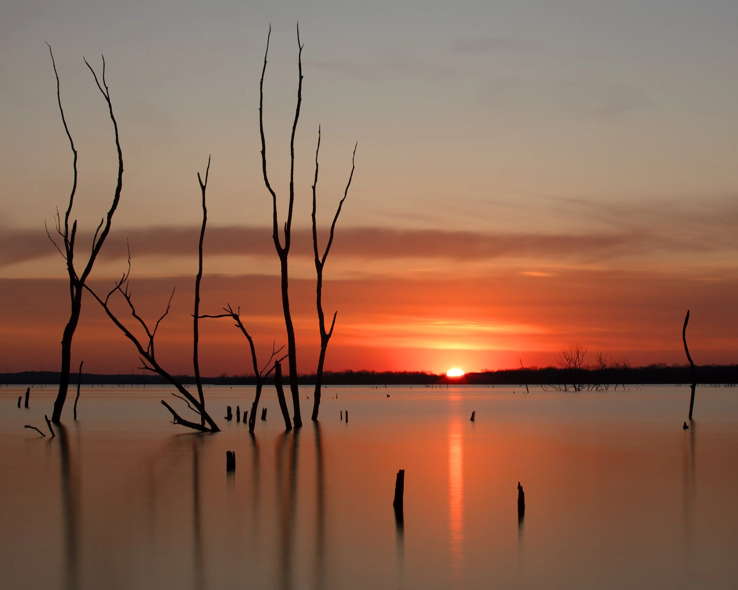 Hillsdale Lake Sunset