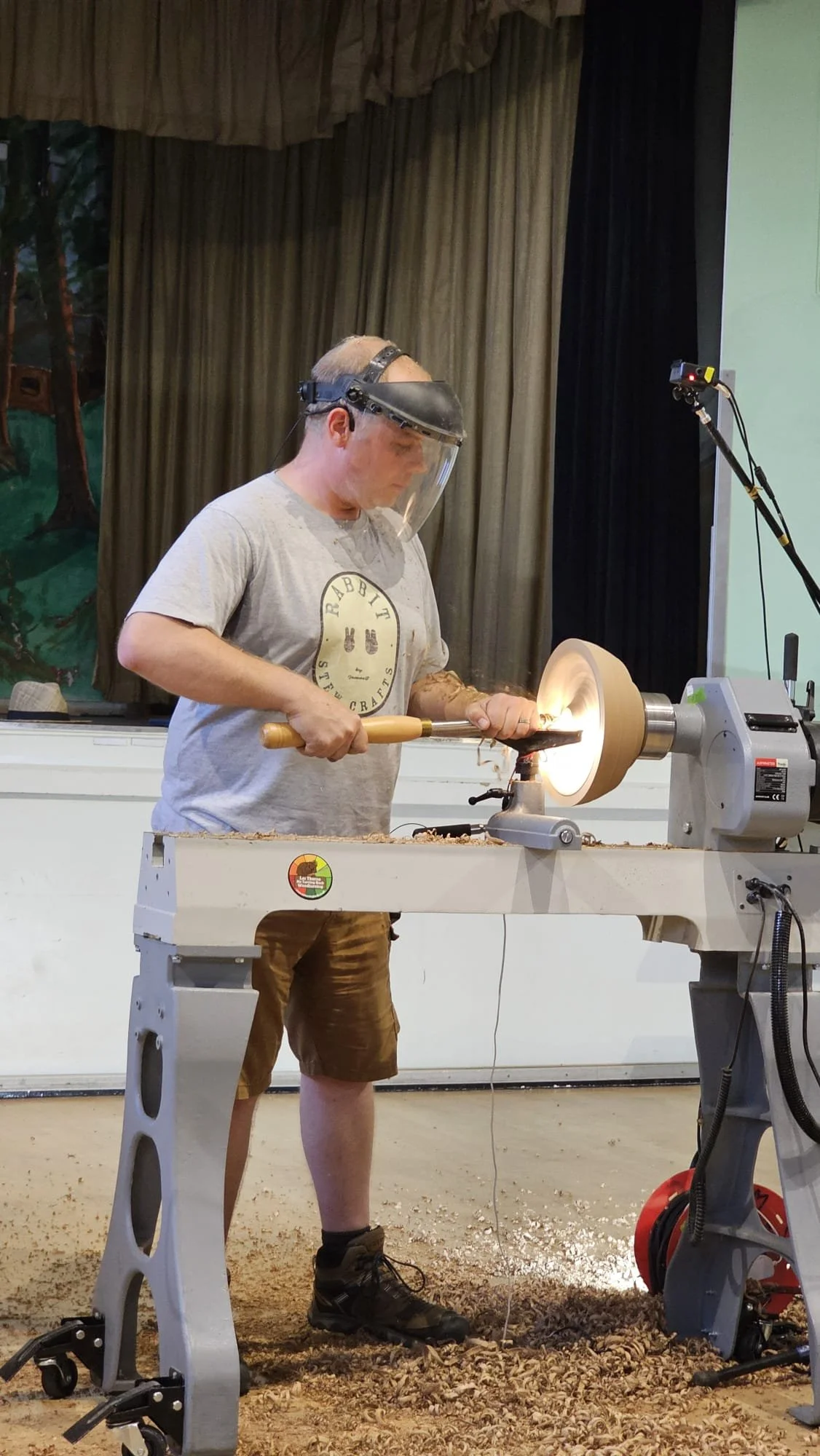 Bowl making demonstration