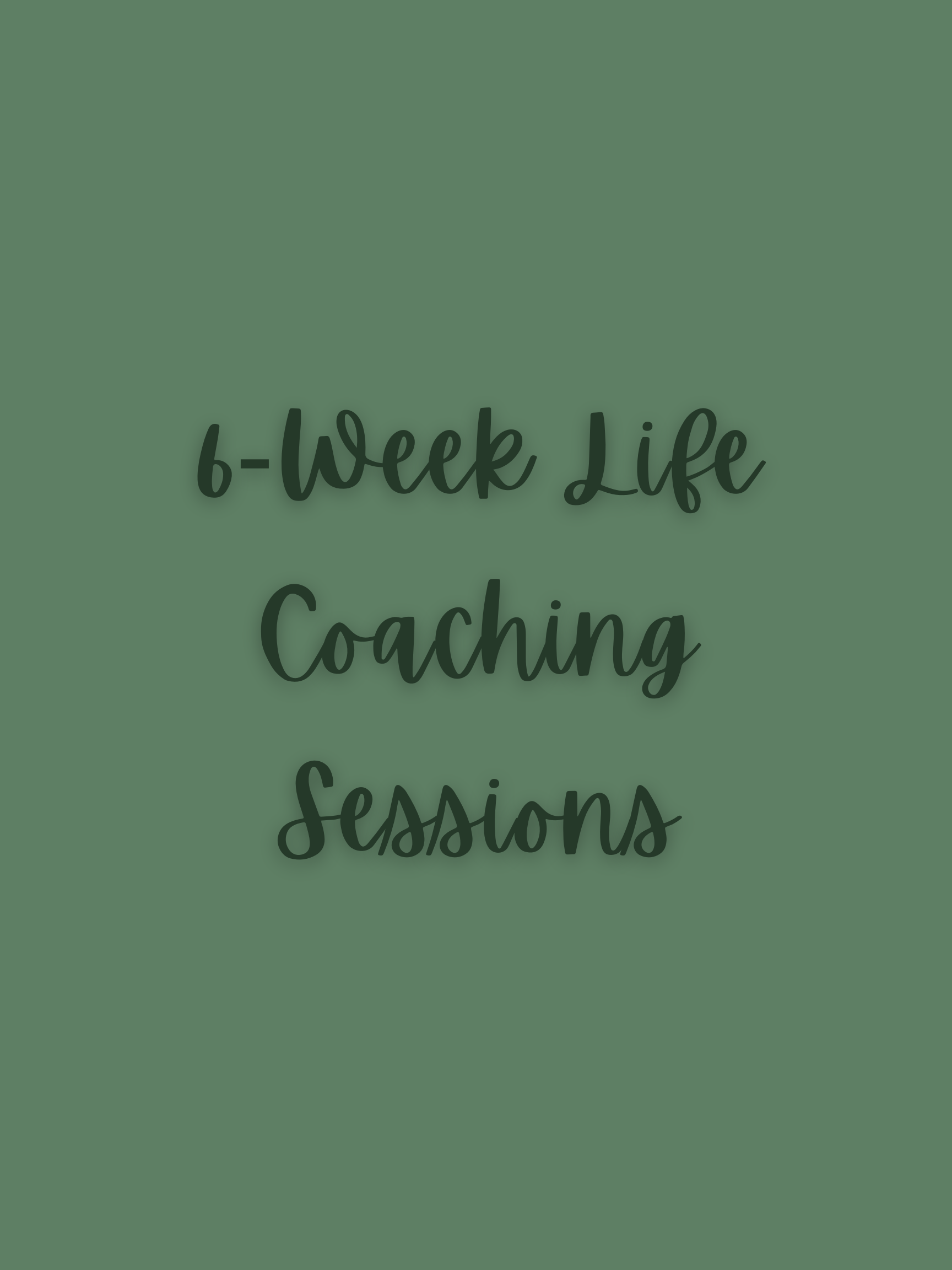 6 Week Coaching Package