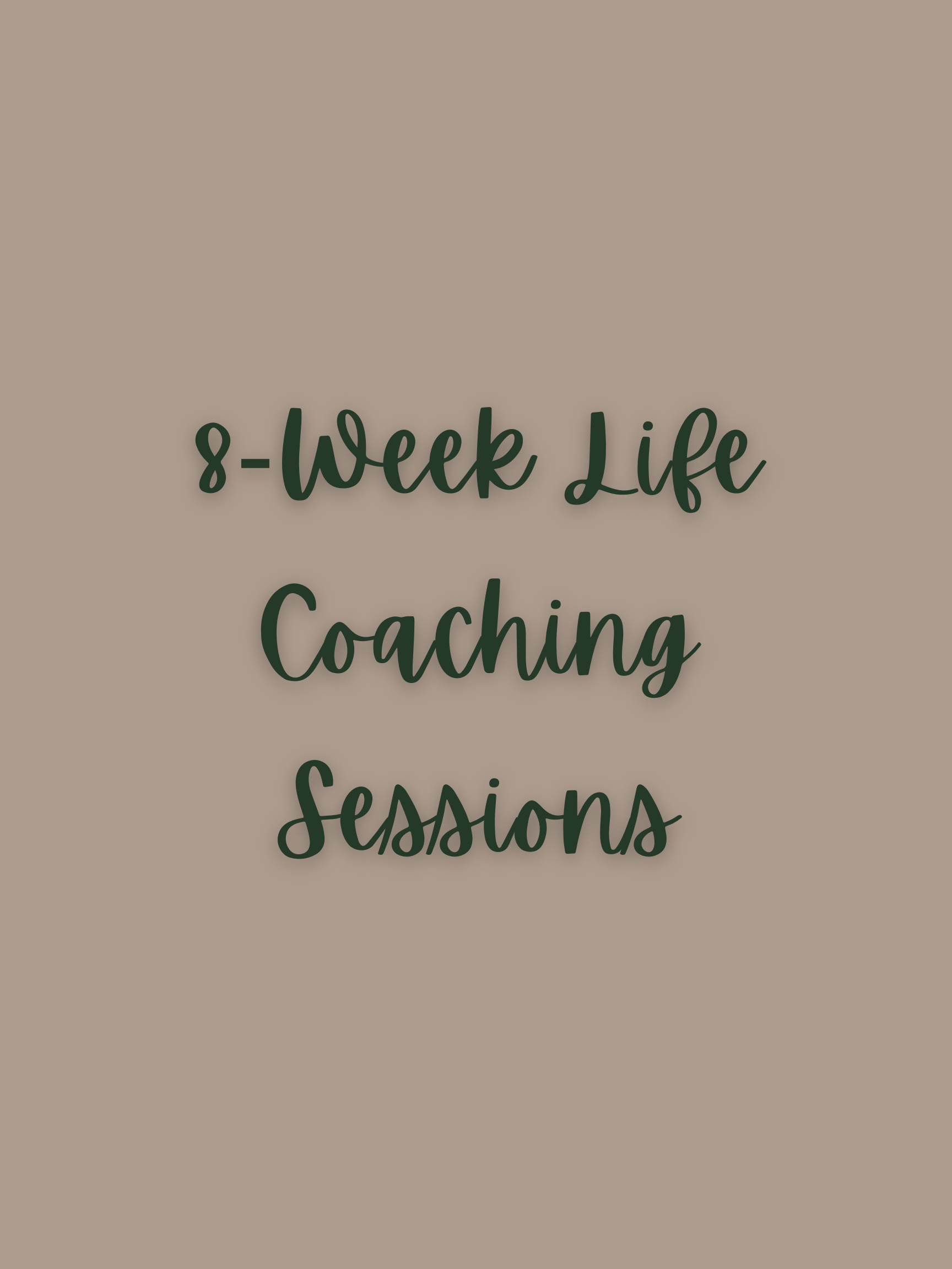 8 Week Coaching Package