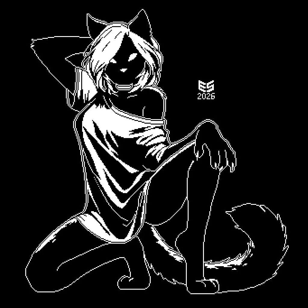 Well, This Is Awkward... Wrong window...
#Furry #pixelart