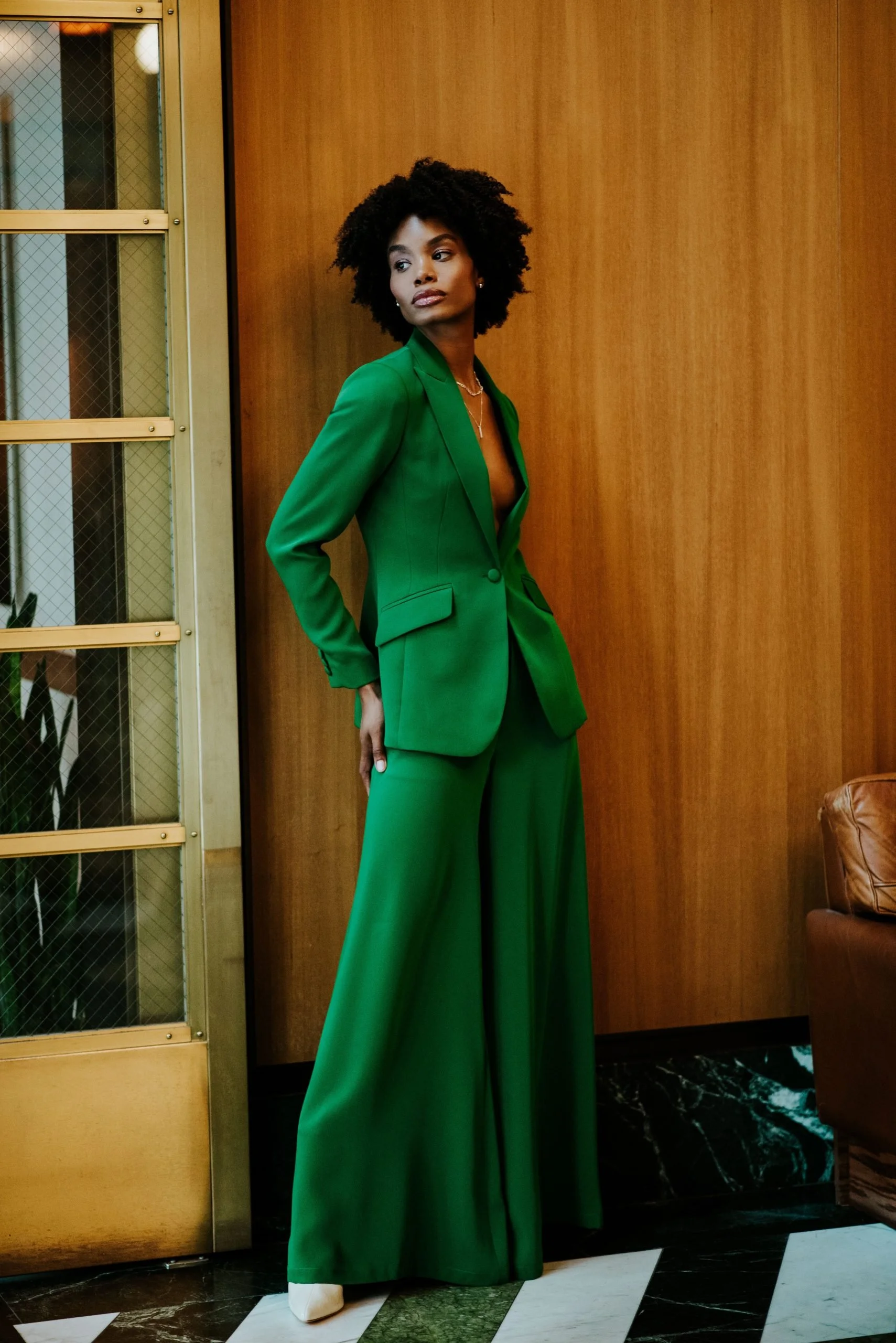 Revel Blazer / Emerald Green