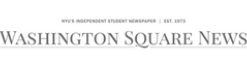 Header of the Washington Square News newspaper from New York University.