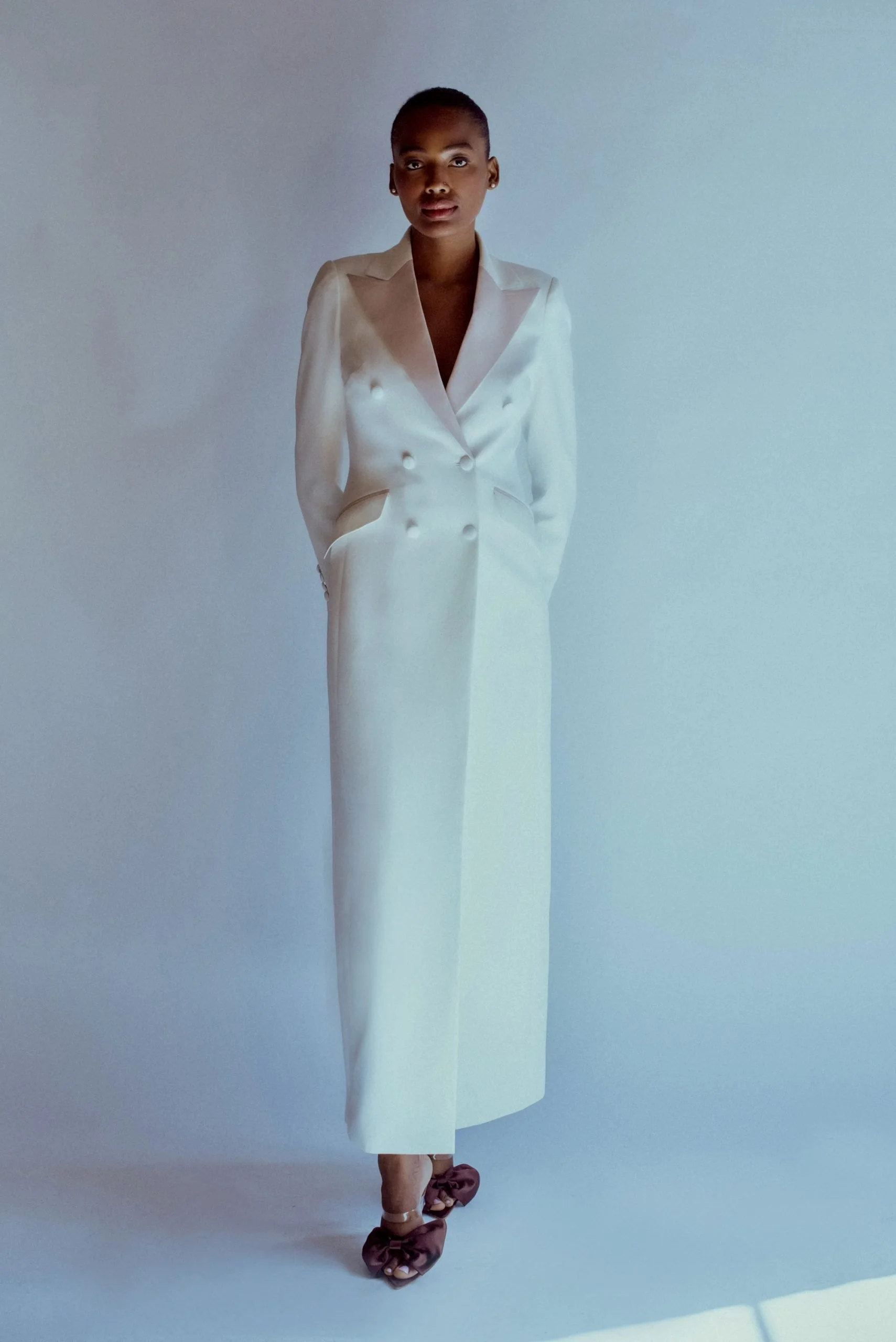 The Catherine Tuxedo Dress / Made to Order