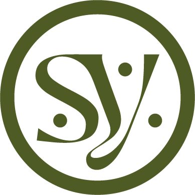 A circular logo with a green outer ring and white background, featuring stylized green letters 'SV' in the center.