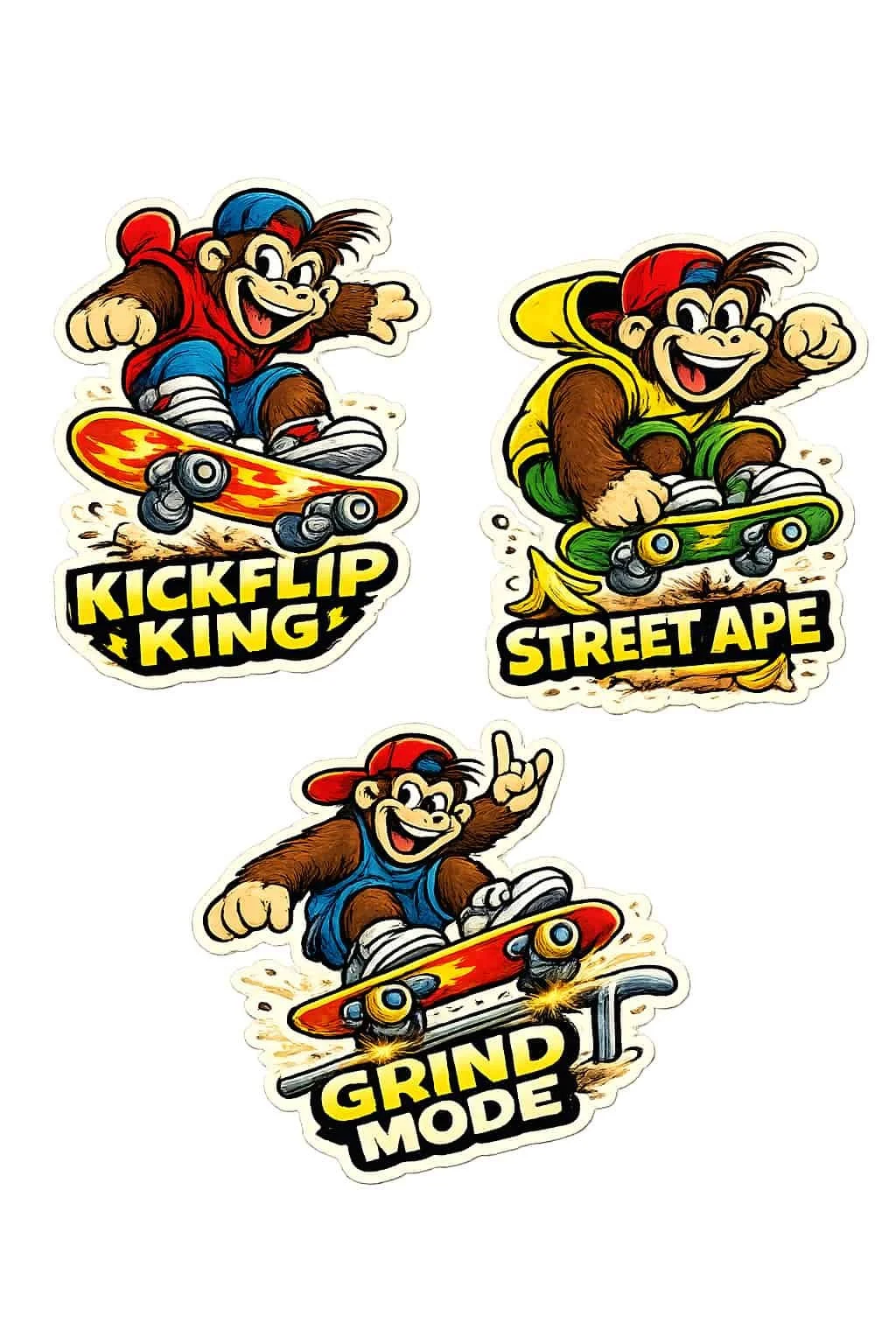 90年代アメリカン・ストリートカルチャーステッカー