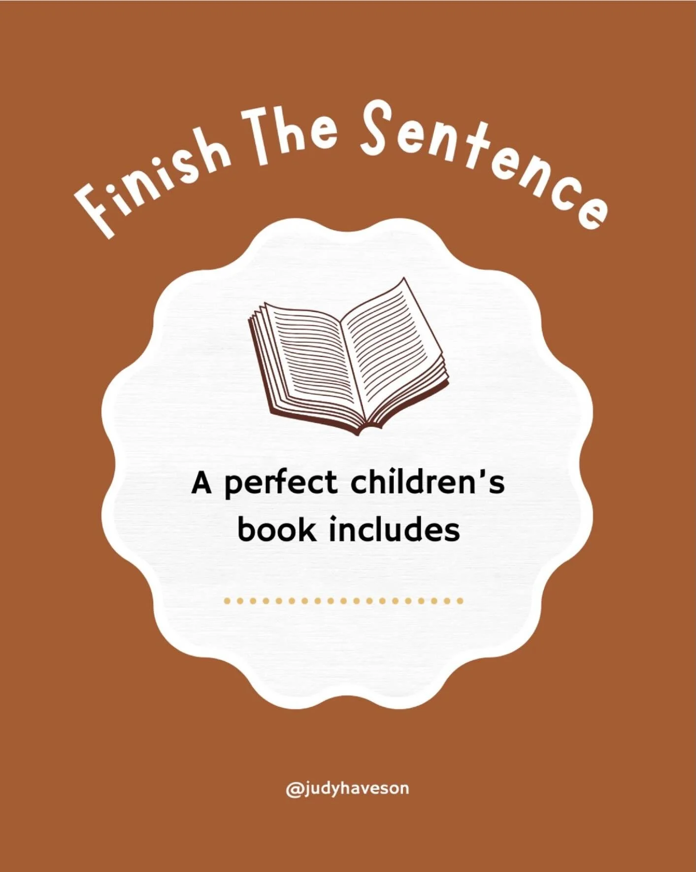 A perfect children&rsquo;s book includes ______. 📚✨

One word, one phrase, or a full sentence&mdash;I&rsquo;d love to hear what you think. 

#kidsbookstagram #childrensauthor #kidsbooks #teachersofig #readaloudbooks