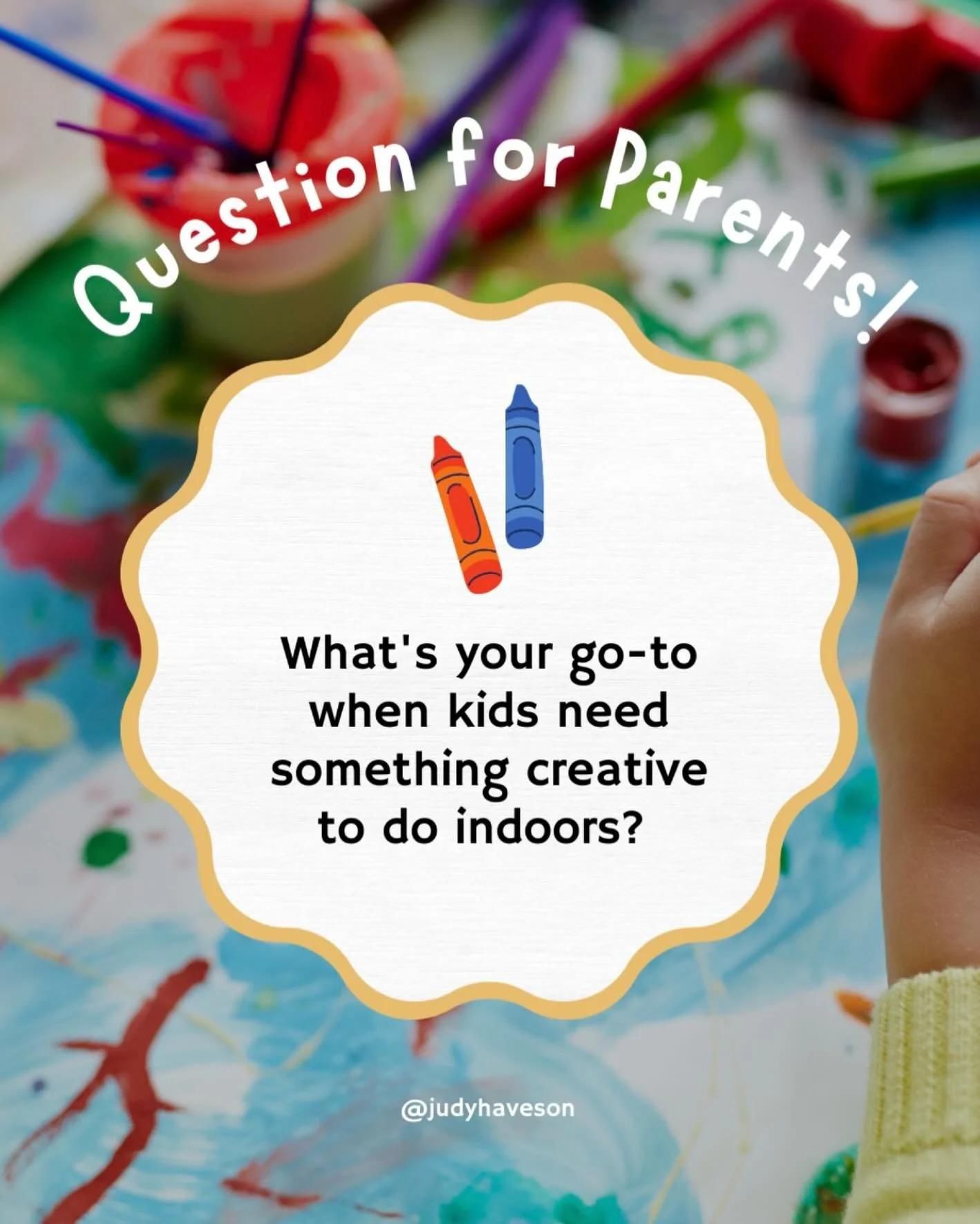 You know those days when the weather won&rsquo;t cooperate, energy levels are high, and you need to keep little hands busy? 🖍️✨

What&rsquo;s your go-to when kids need something creative to do indoors?

Whether it&rsquo;s a craft supply staple, a fa