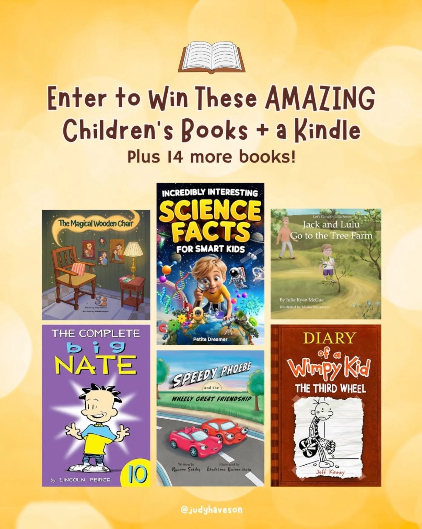 Want to win a Kindle + 20 incredible kids books? Yes, please! ✨

I&rsquo;m thrilled to be part of this Bargain Booksy giveaway featuring some truly wonderful children&rsquo;s books&mdash;including The Magical Wooden Chair! 🪑💛

Here&rsquo;s what one