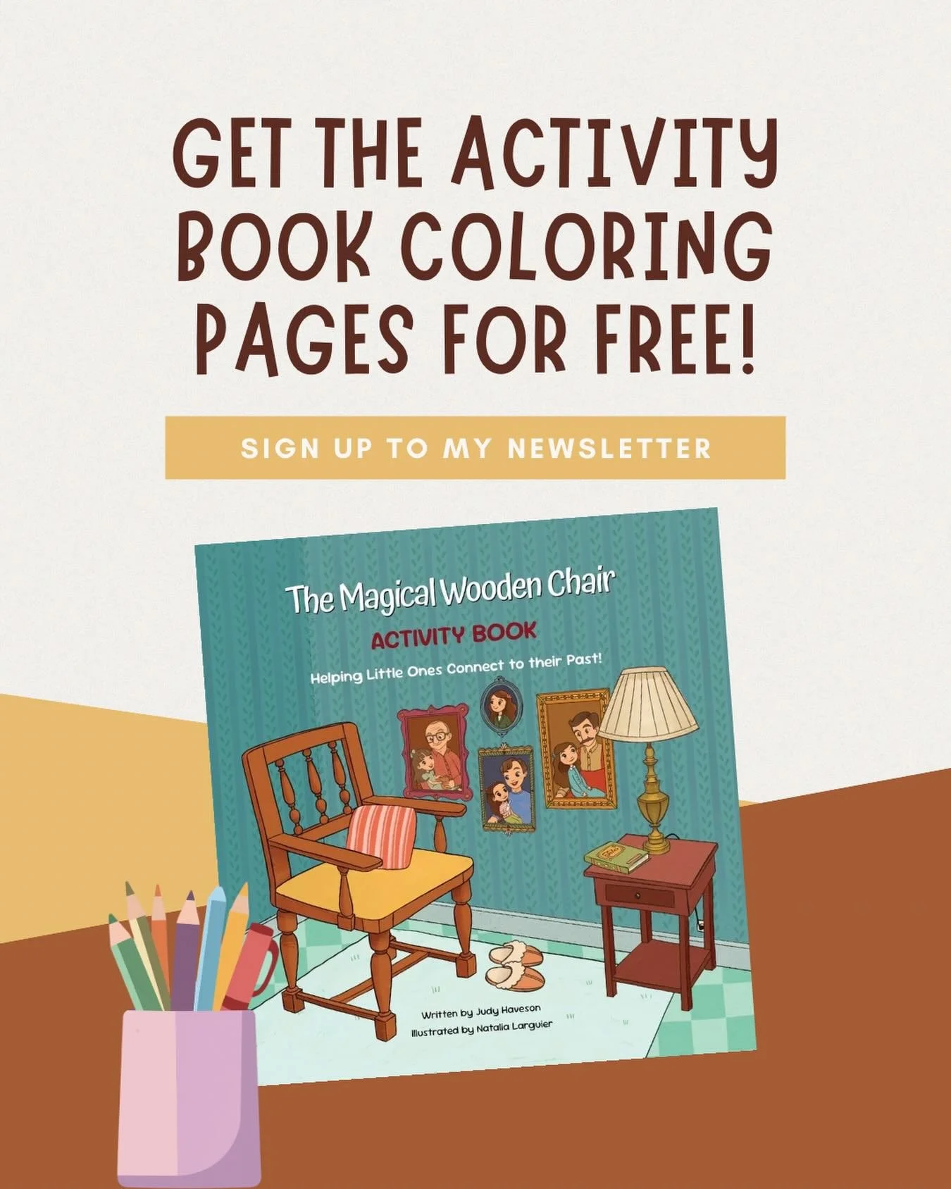 Want to join my inner circle? 💛📚

Sign up for my newsletter and get a free gift: The Magical Wooden Chair Activity Book coloring pages!

When you subscribe, you become part of a special community of book lovers, parents, educators, and dreamers who