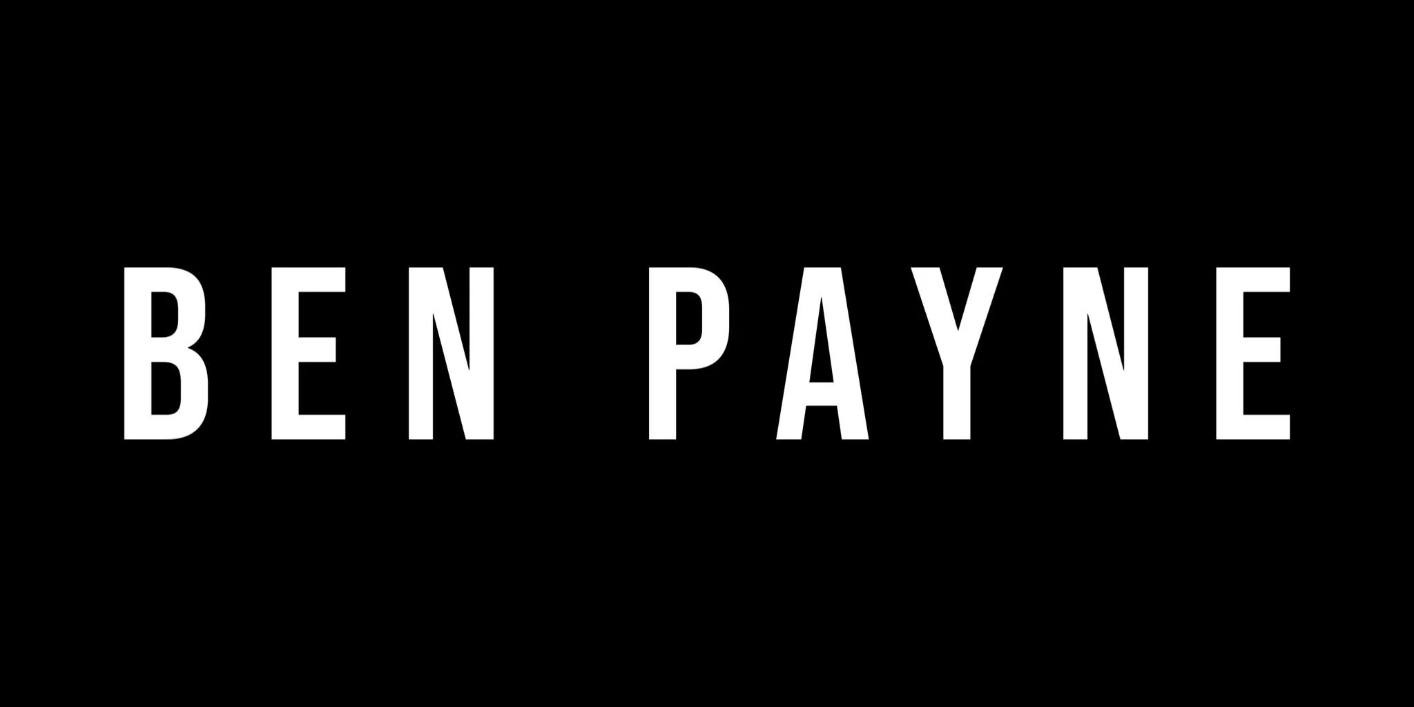Black background with white text reading "Ben Payne".