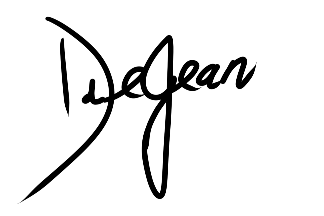 Signature with the name 'Jdejan' in black ink on a white background.