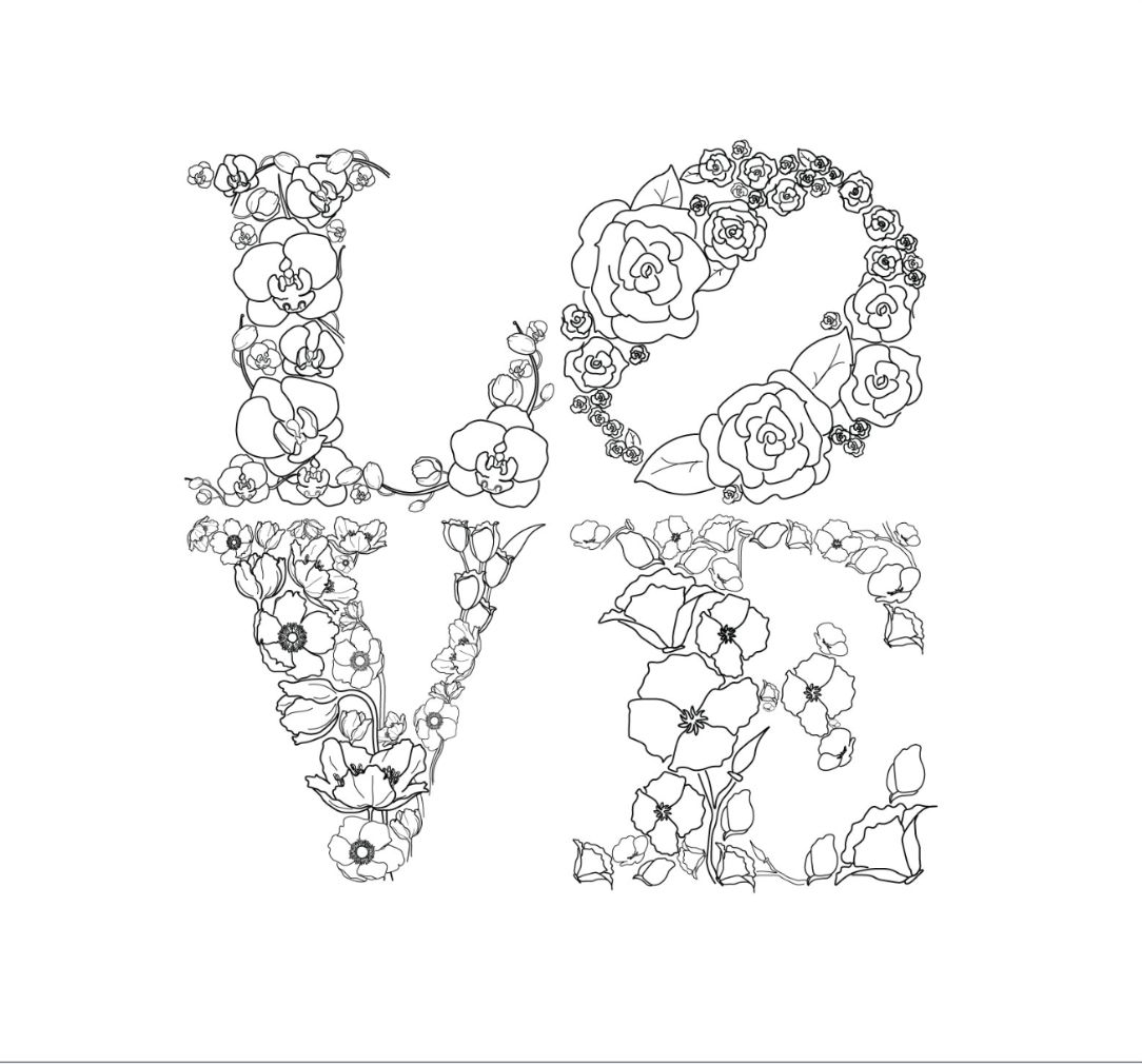 LOVE GRAPHIC CREATED FOR M CONCEPT