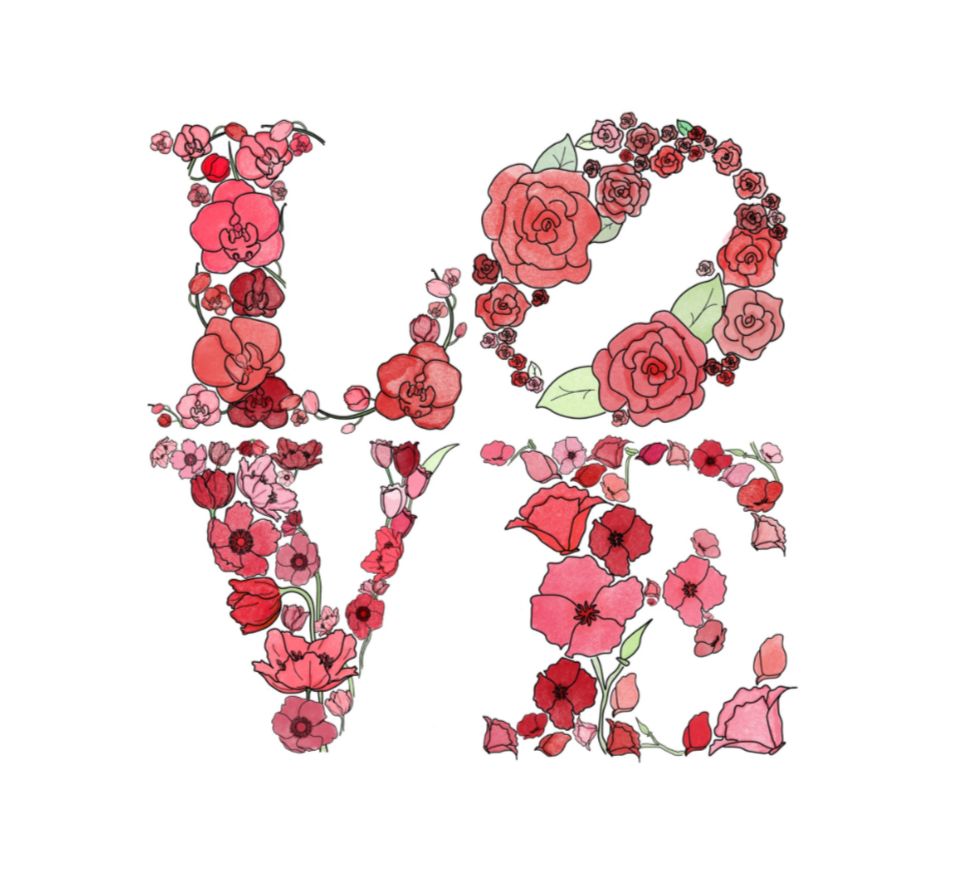 LOVE GRAPHIC CREATED FOR M CONCEPT