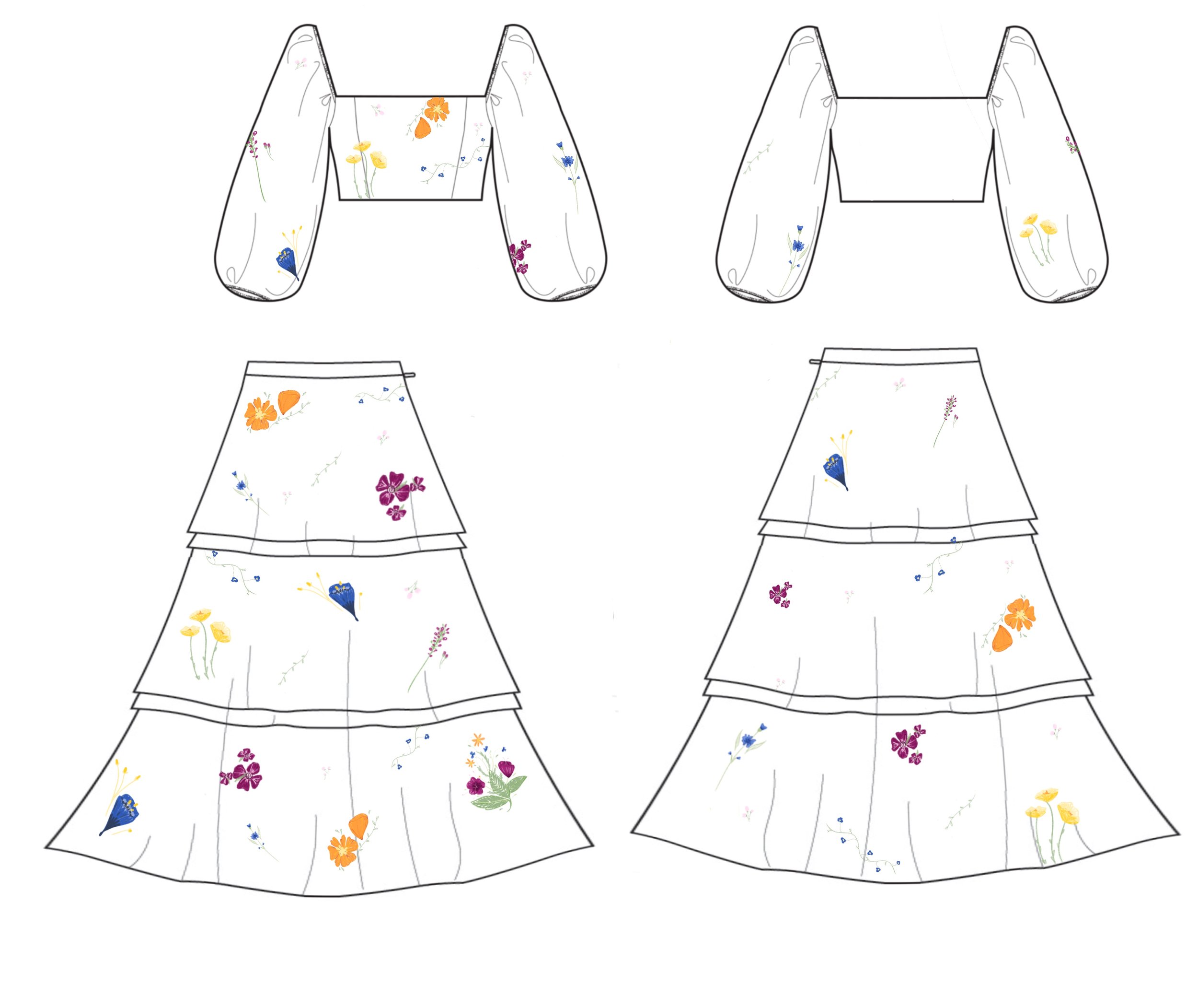 ORIGINAL EMBROIDERY & PLACEMENT FOR ALLISON NEW YORK