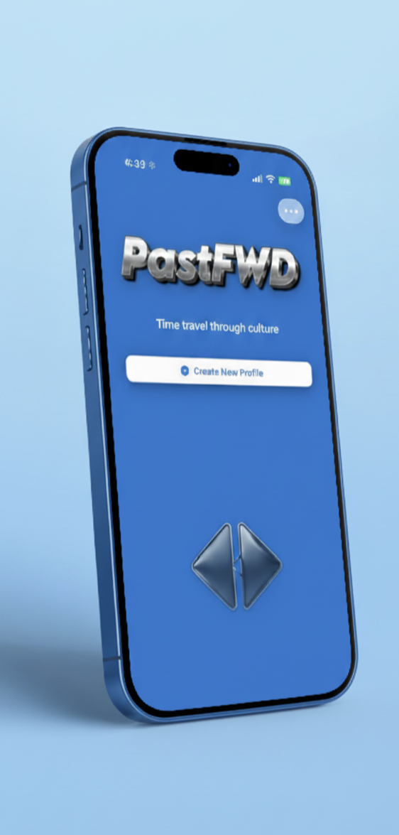 PastFWD profile creation screen