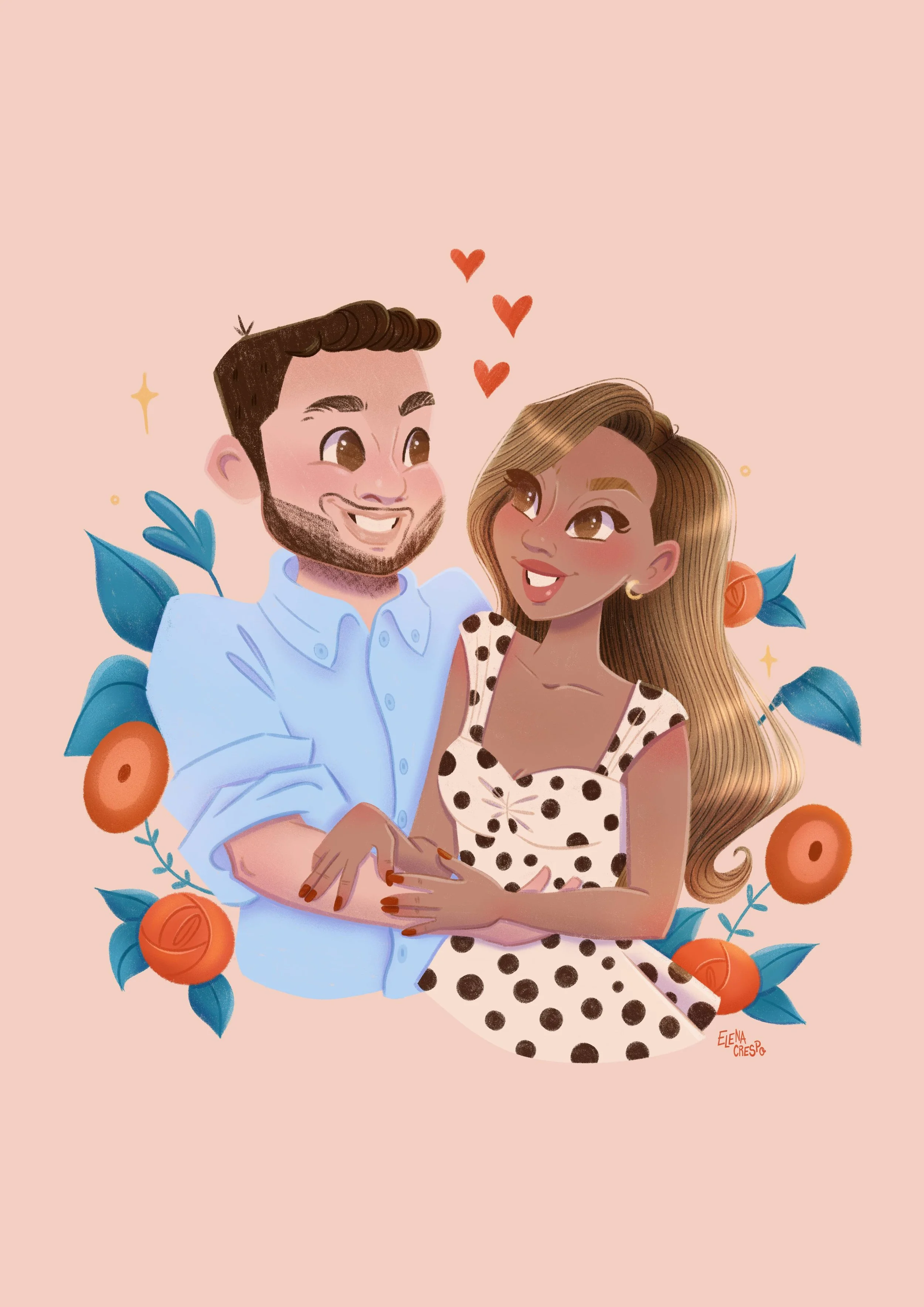 Ilustración personalizada, regalo