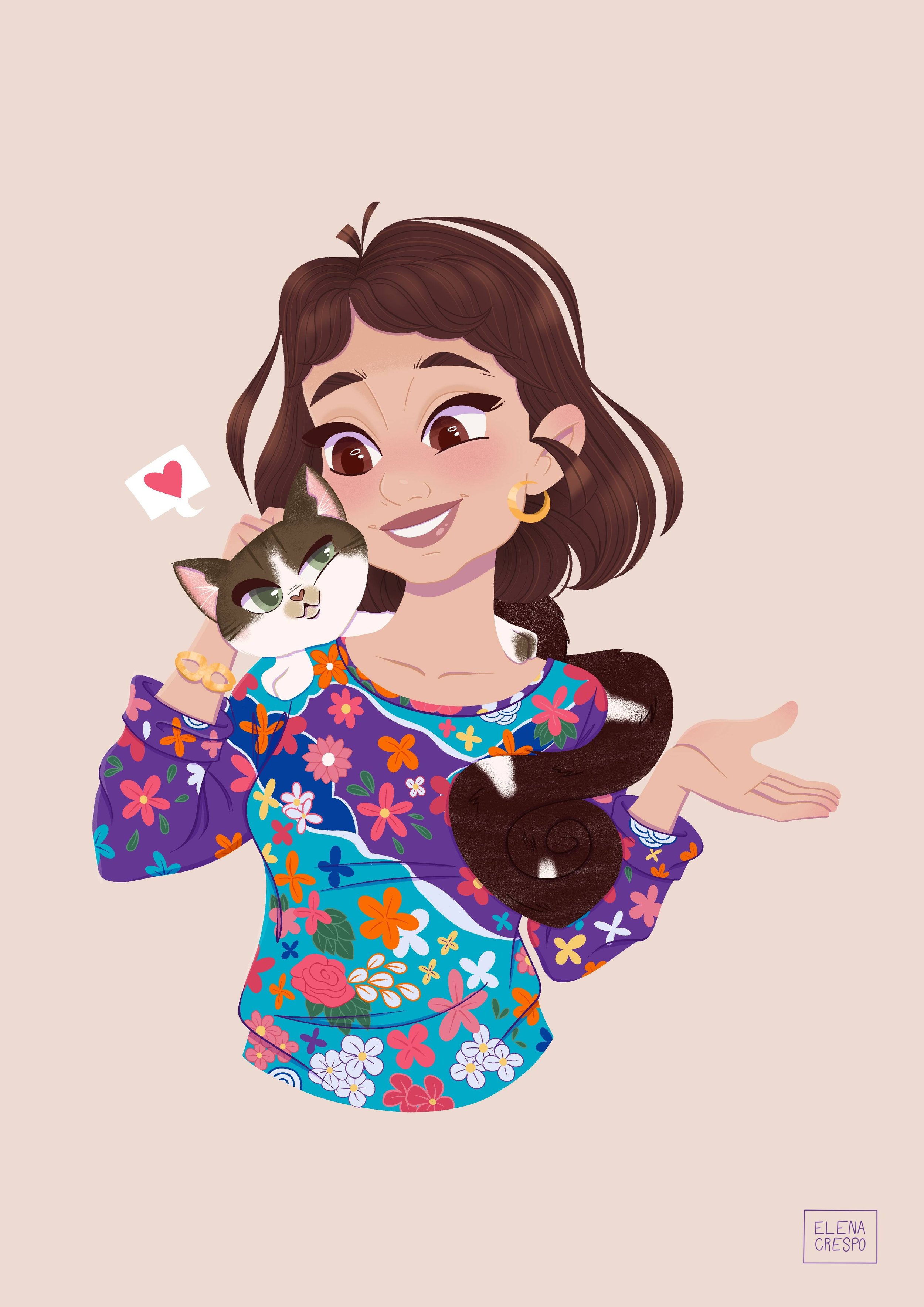 Ilustración personalizada, regalo, mascota, gato, perro