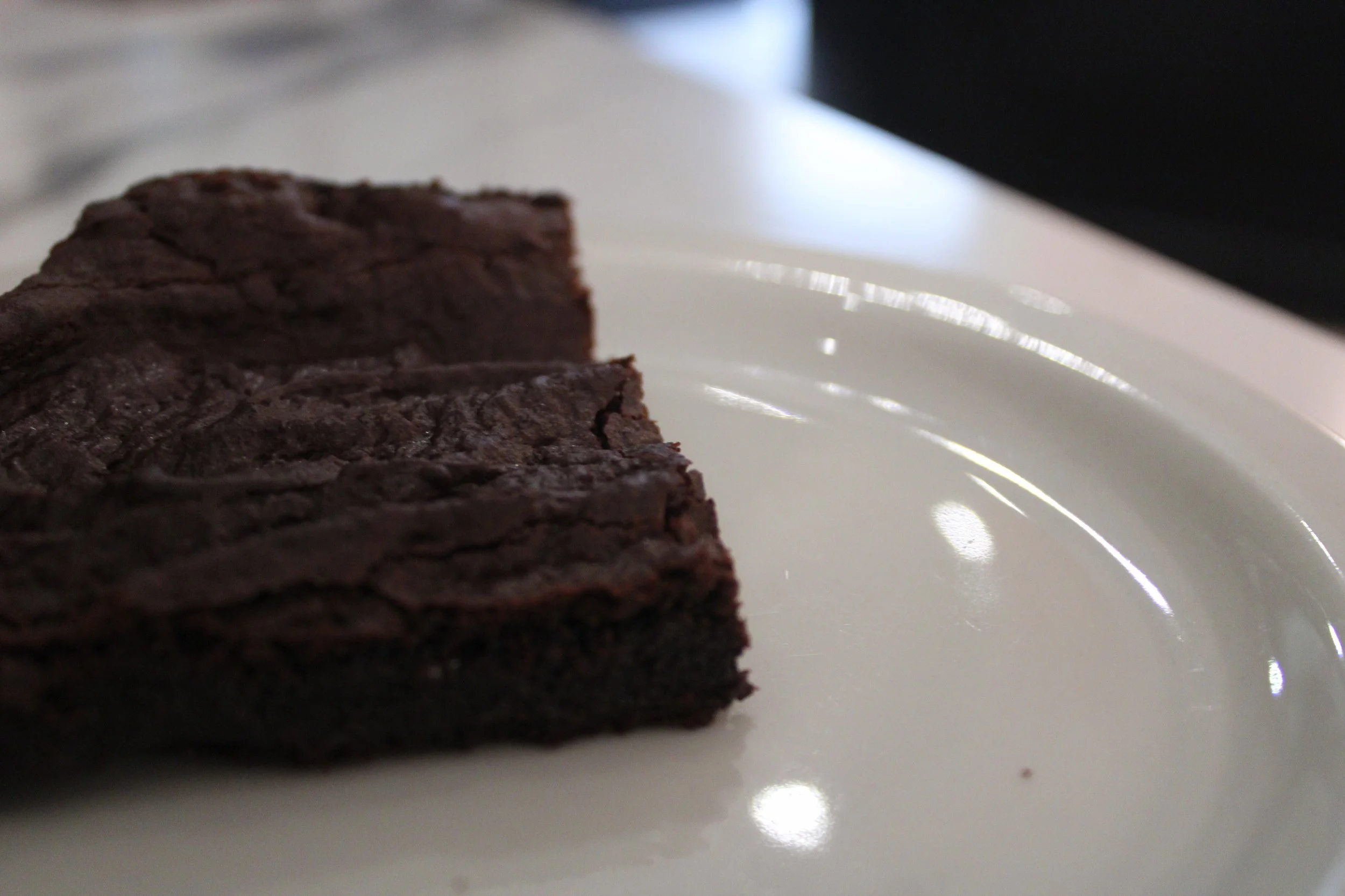 A vegan brownie form Crown and Press