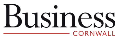 Business Cornwall logo with the word 'Business' in large black font and 'Cornwall' in smaller red font beneath.