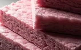 Pink fiberglass insulation batts
