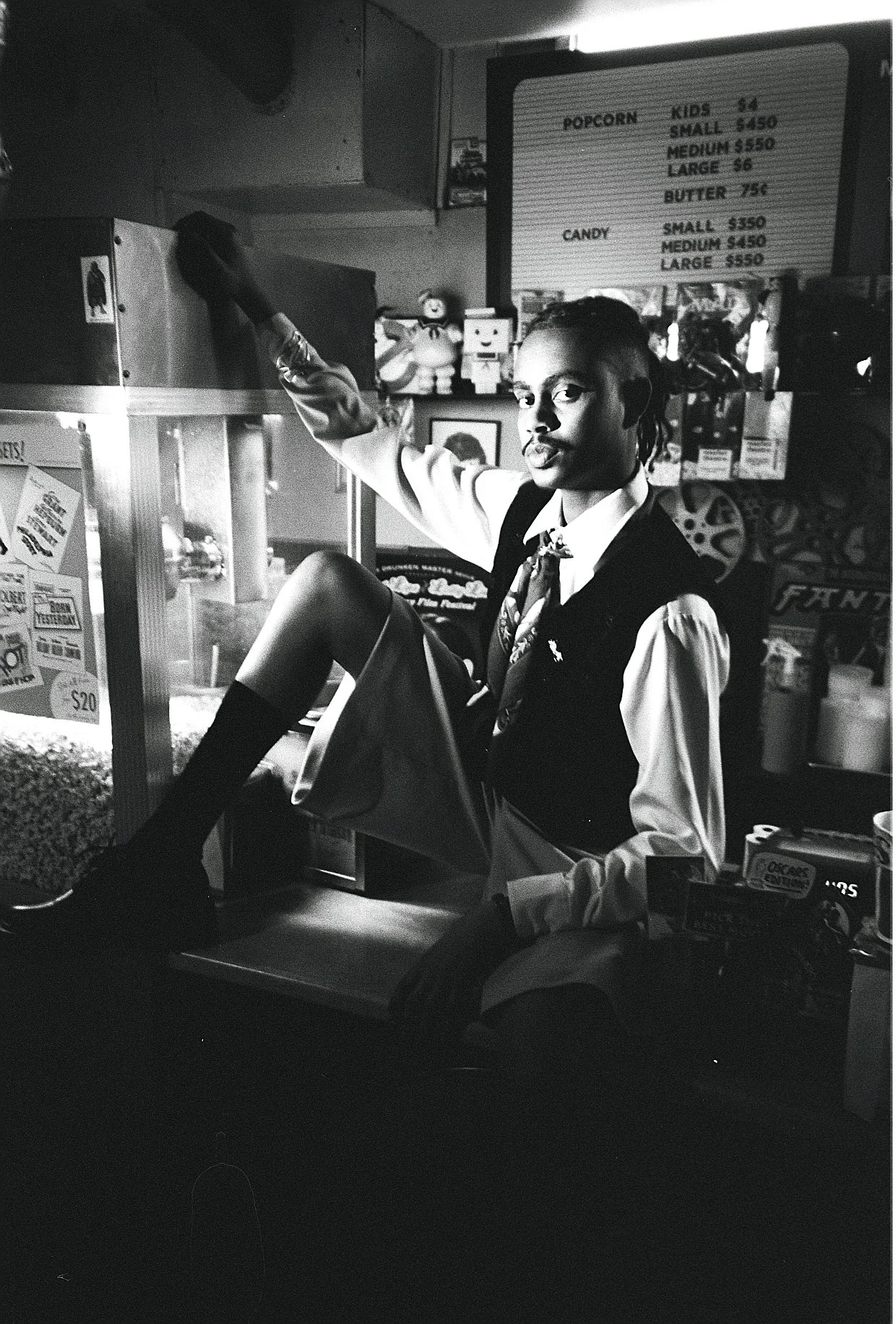 kodak tri-x 400,

pushed 1 stop