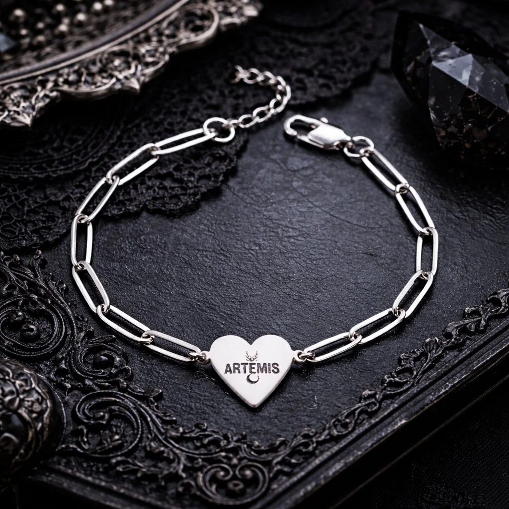 Artemis Paperclip Heart Bracelet