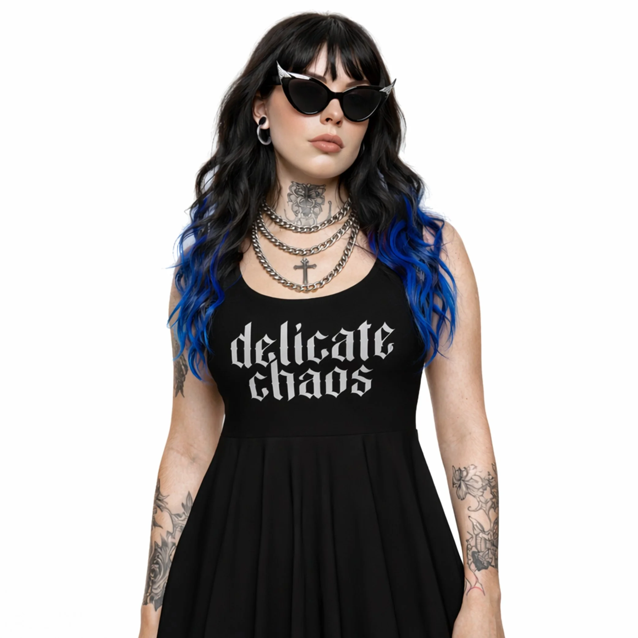 Delicate Chaos Women's Skater Dress