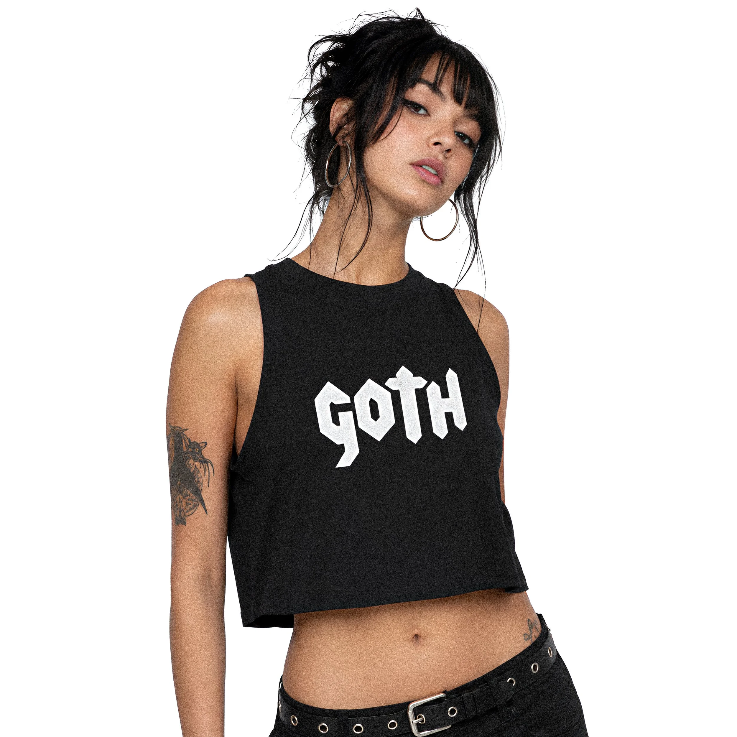 Goth Crop Top