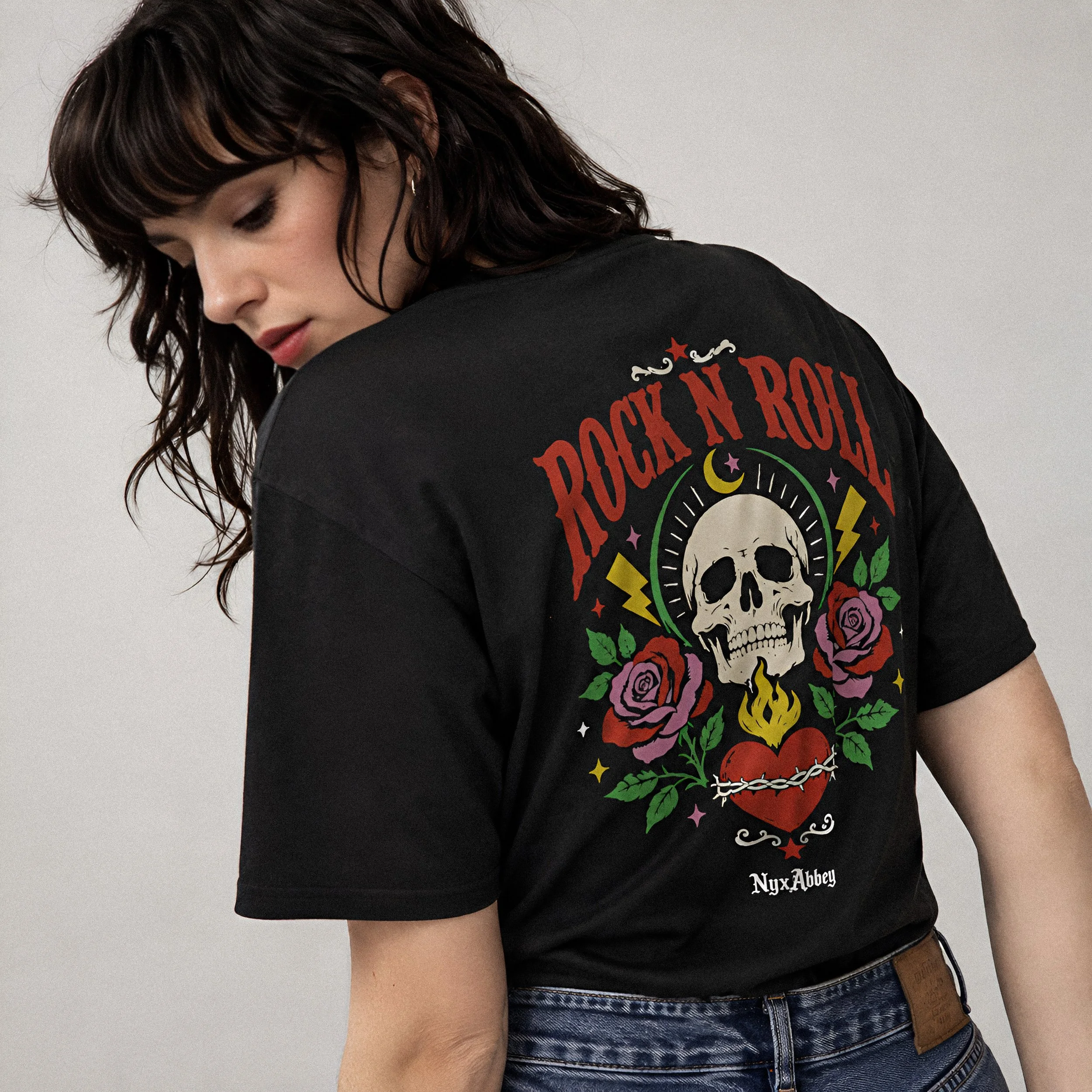 Rock N Roll Skull T-shirt