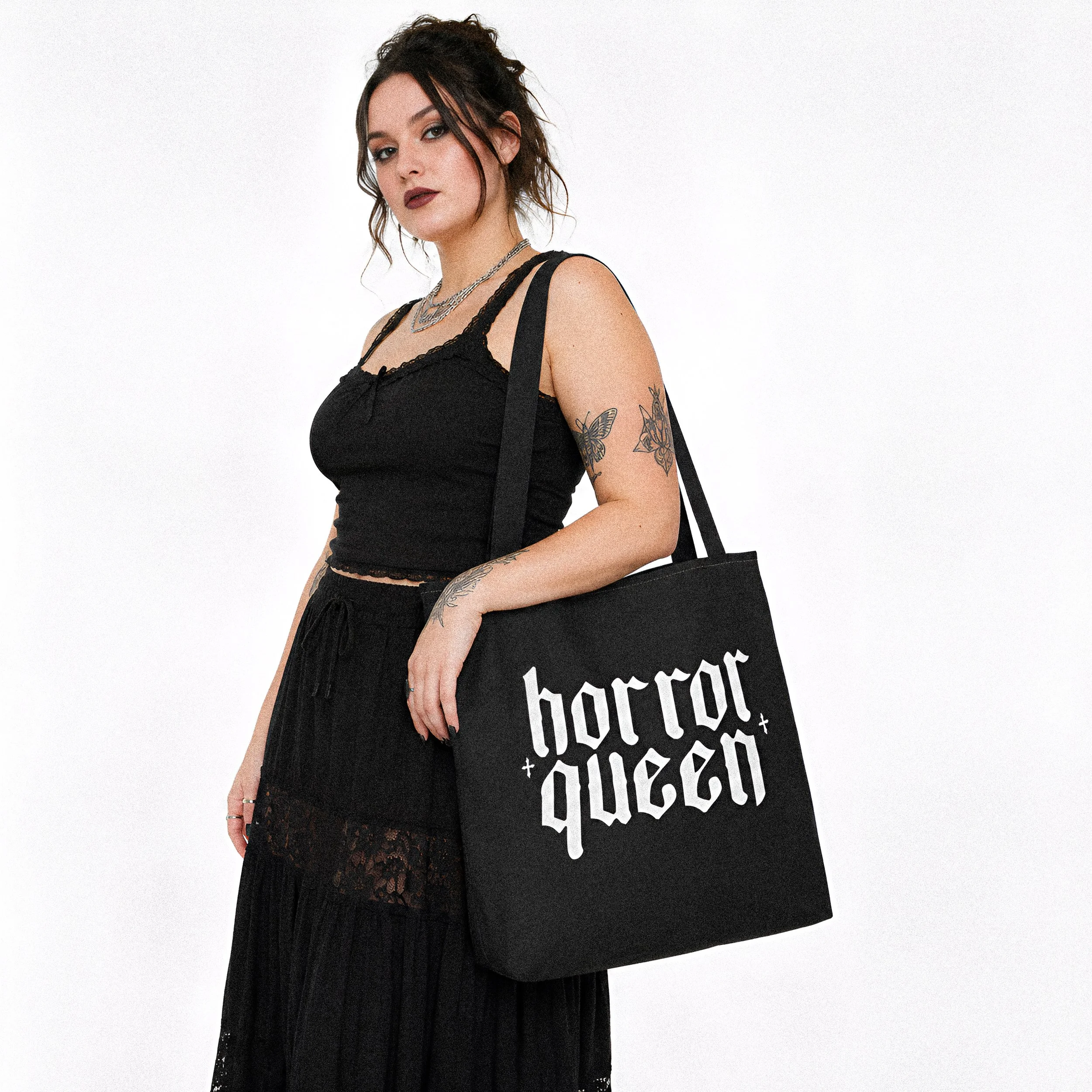 Horror Queen Large Tote Bag