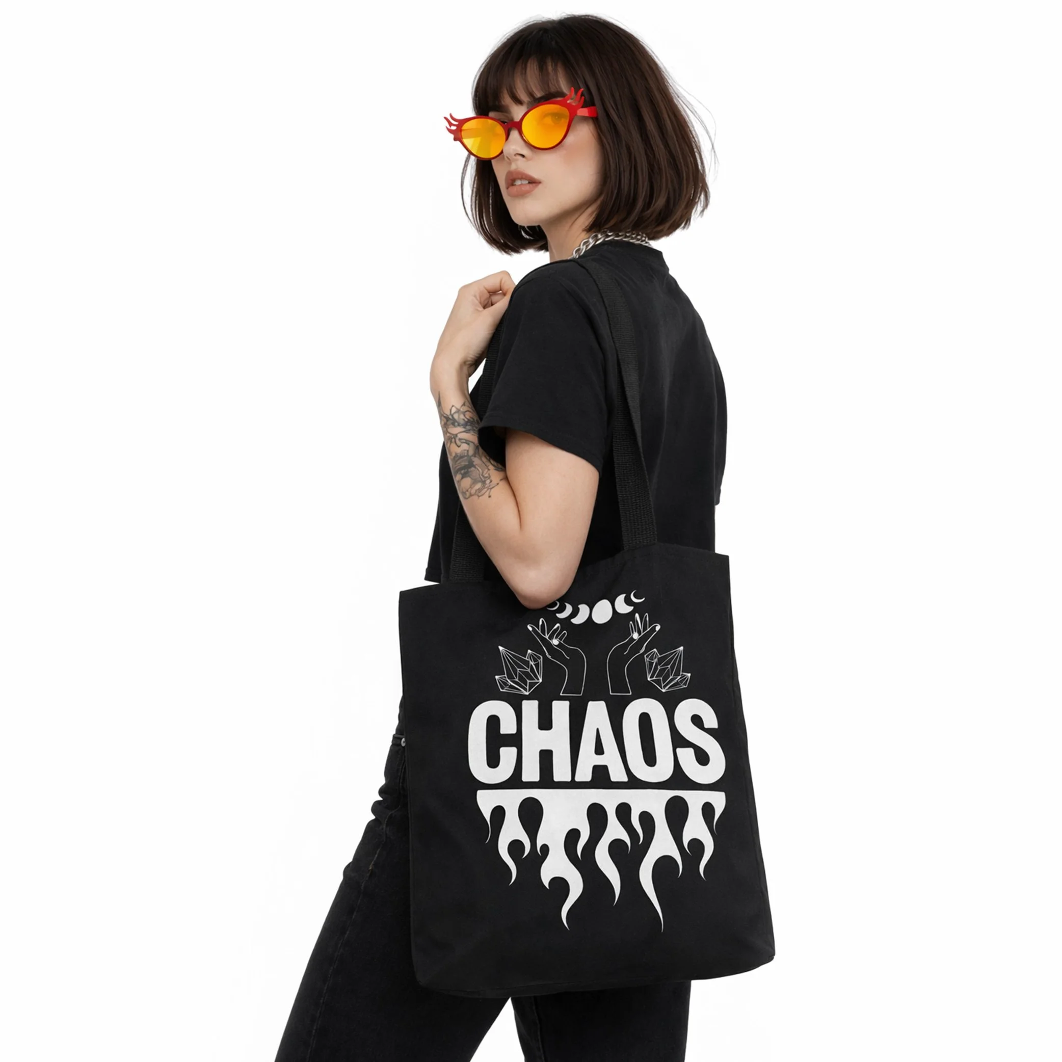 Chaos Large Tote Bag