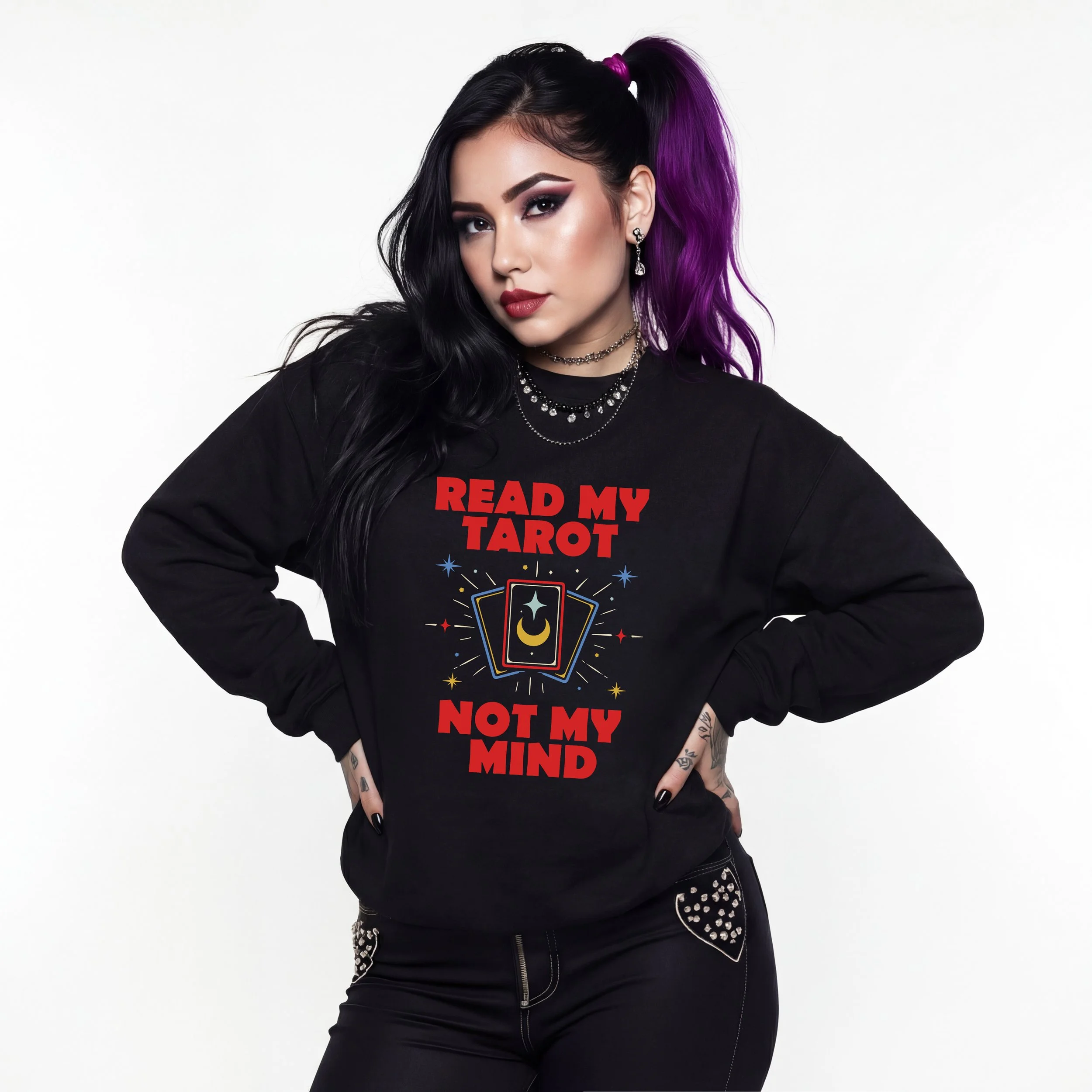 Read My Tarot Card Sweatshirt