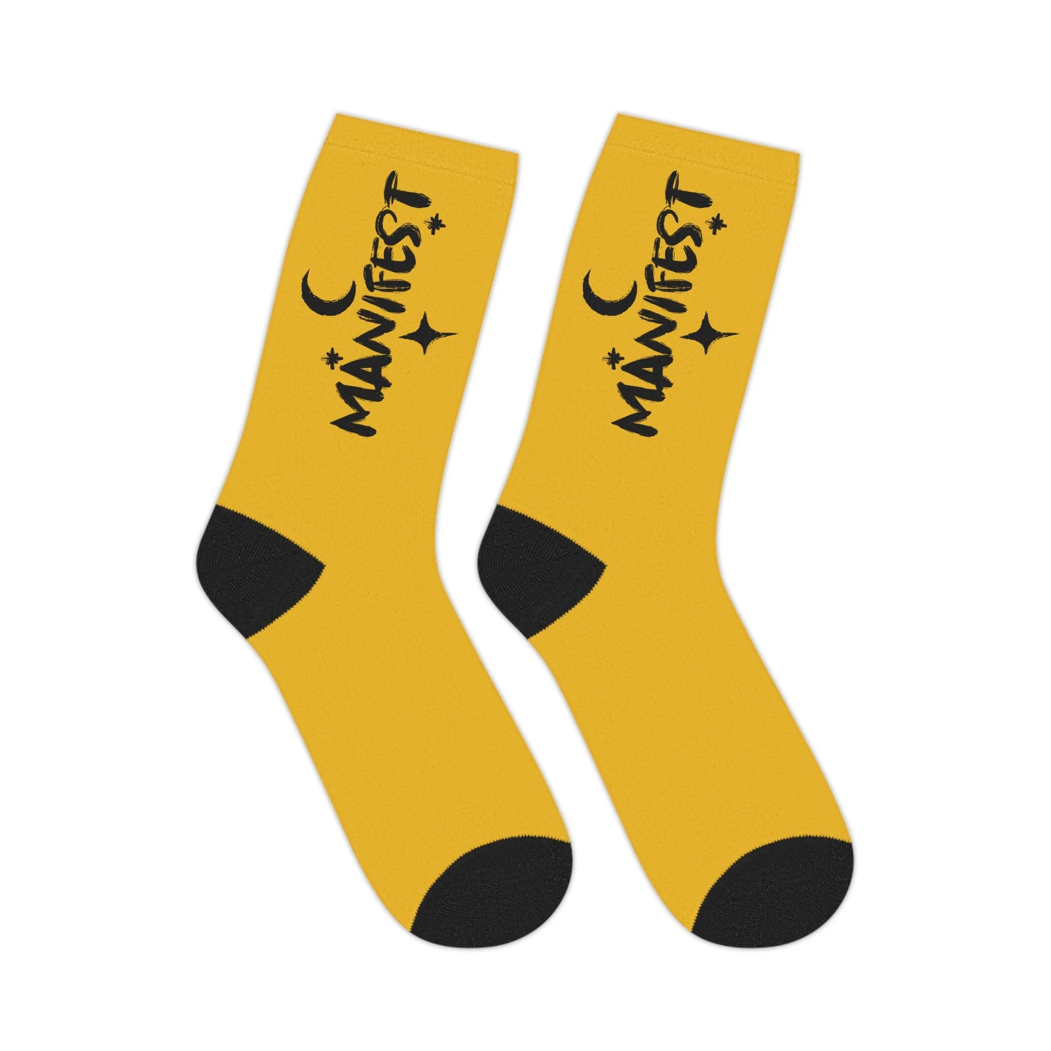 Manifest Mid-Length Yellow Socks