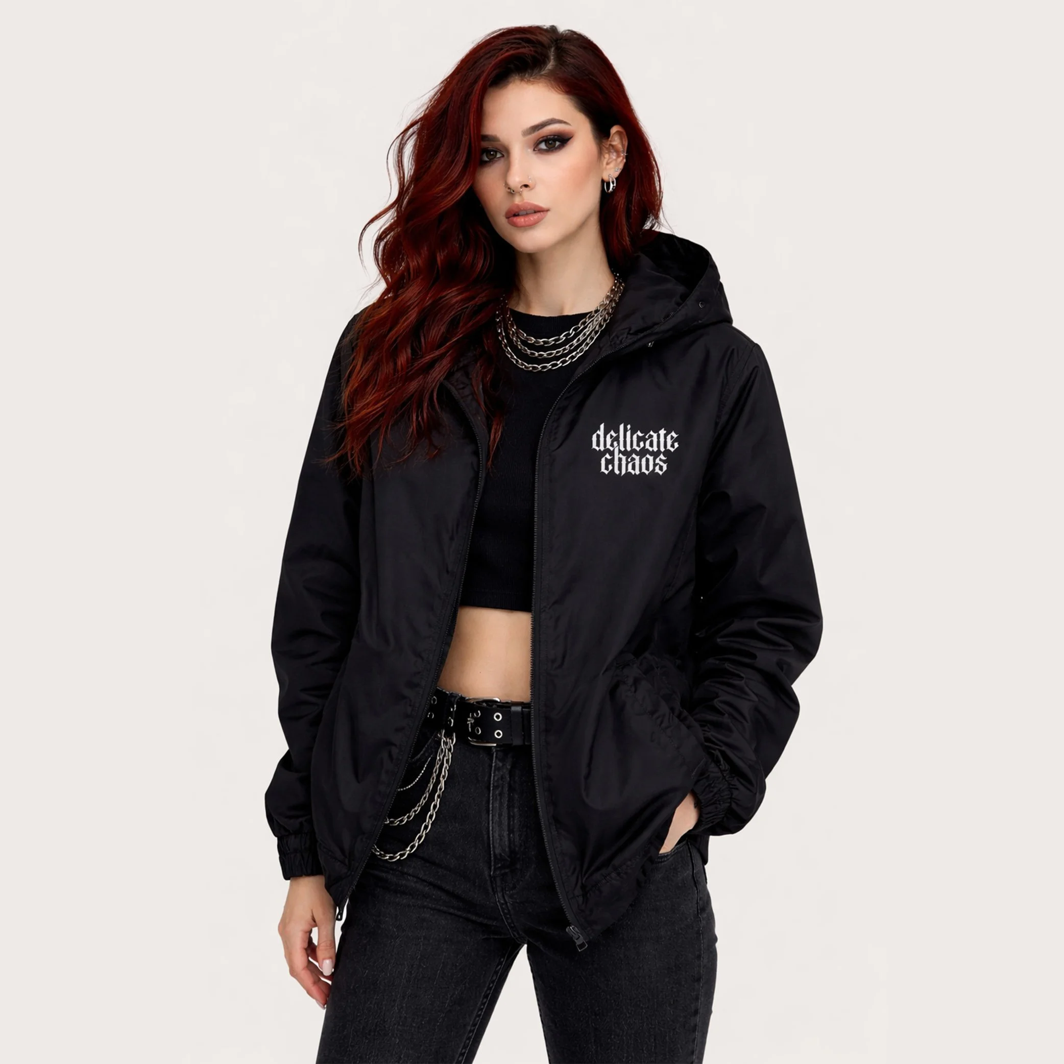 Delicate Chaos Windbreaker Jacket