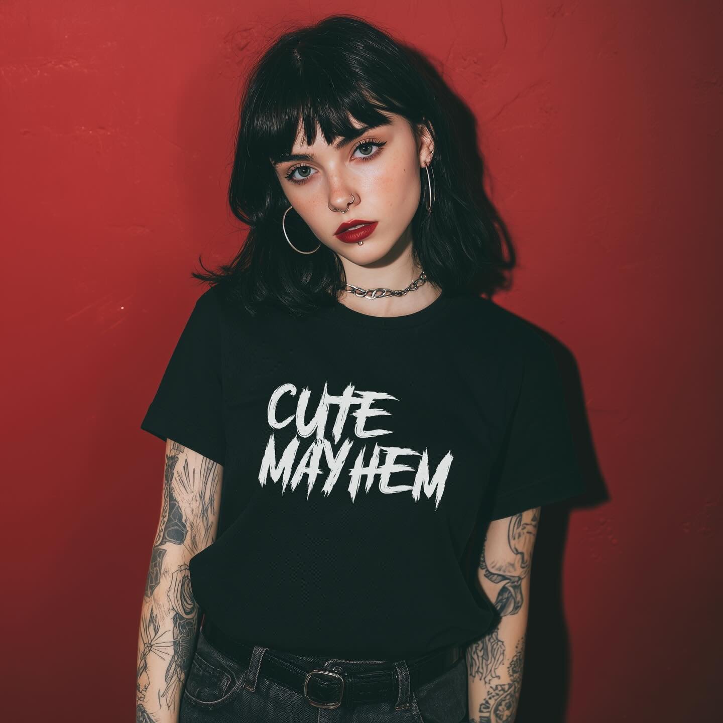 Pretty little disaster. 🖤
Explore the full tee collection through the link in bio. ⛓️
#eclectictalesstudio #cute #mayhem #edgyfashion #altfashion