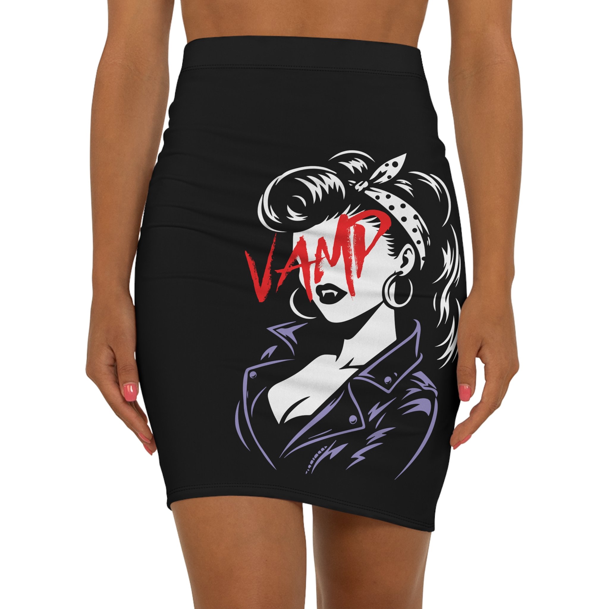 Vamp Pencil Skirt